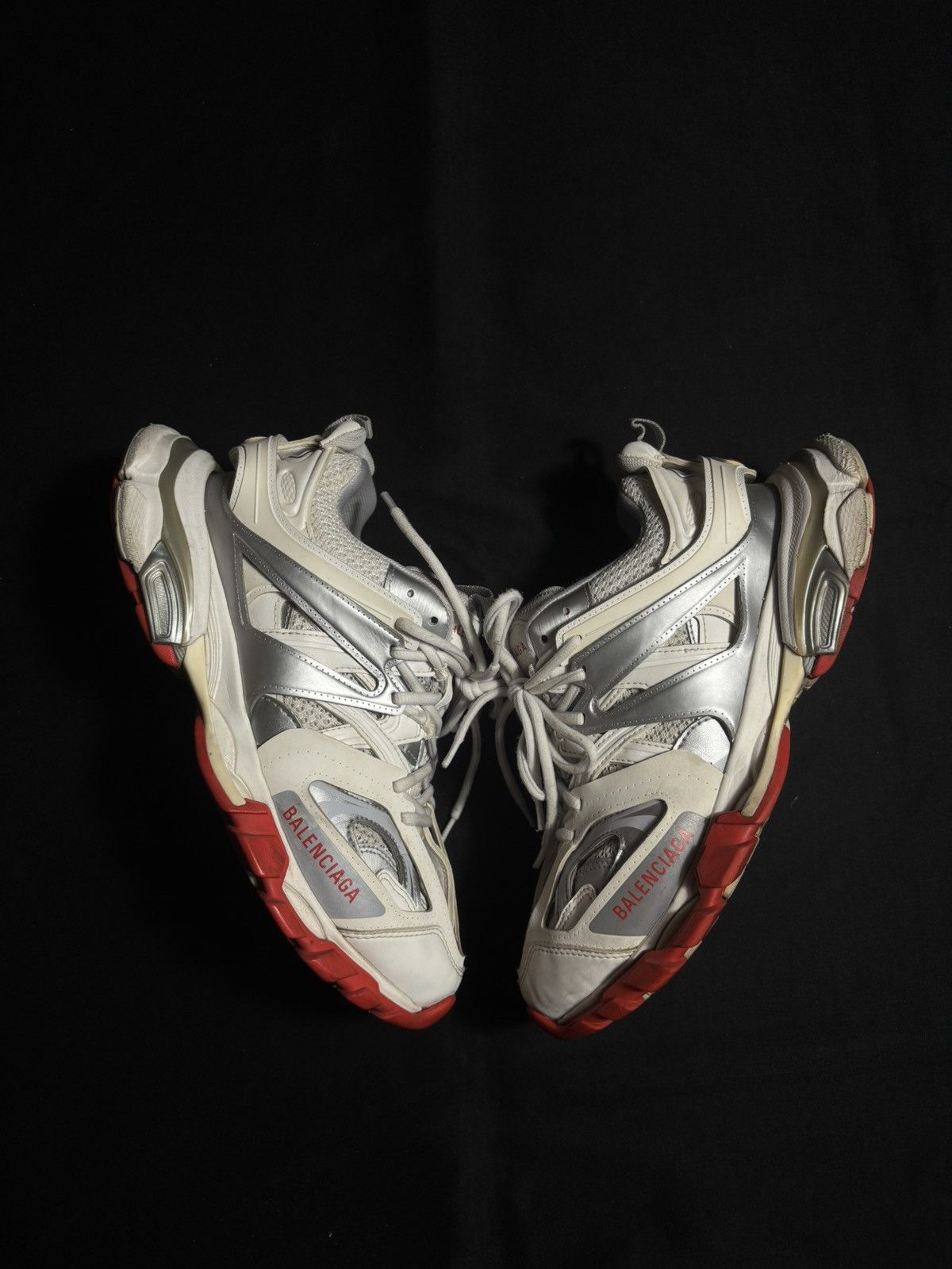 Balenciaga Balenciaga Track Sneaker White/Orange 41 Size US 8 / EU 41 - 1 Thumbnail