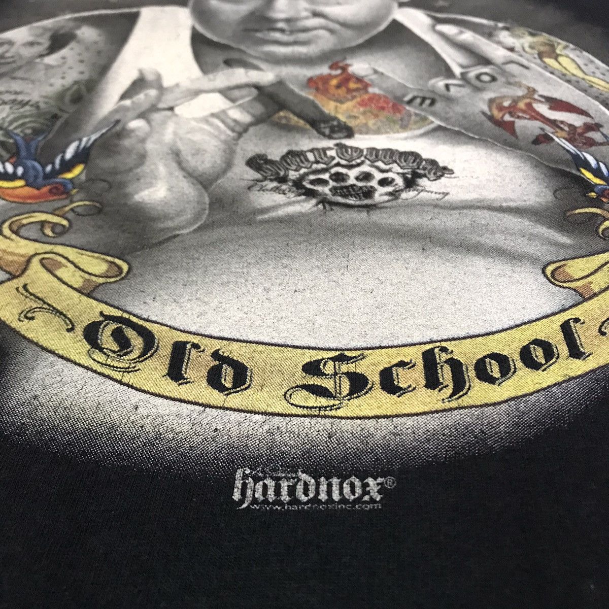 Vintage HARDNOX OLD SCHOOL ANTI EAST TEE Size US M / EU 48-50 / 2 - 3 Thumbnail