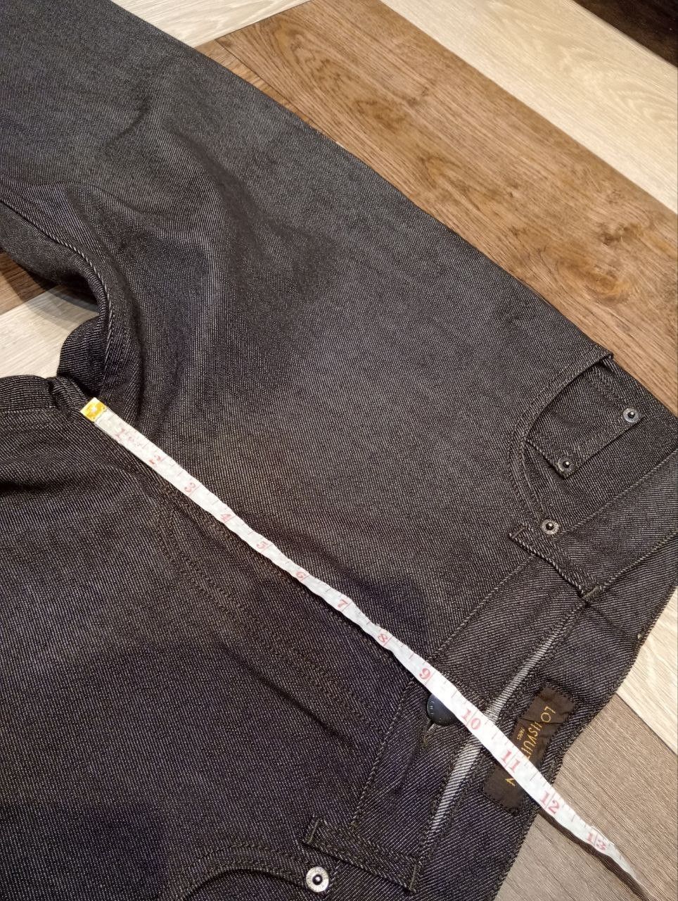 Louis Vuitton LUXURY LOUIS VUITTON COMBINE WOOL COTTON SELVEDGE PANTS Size US 34 / EU 50 - 19 Thumbnail