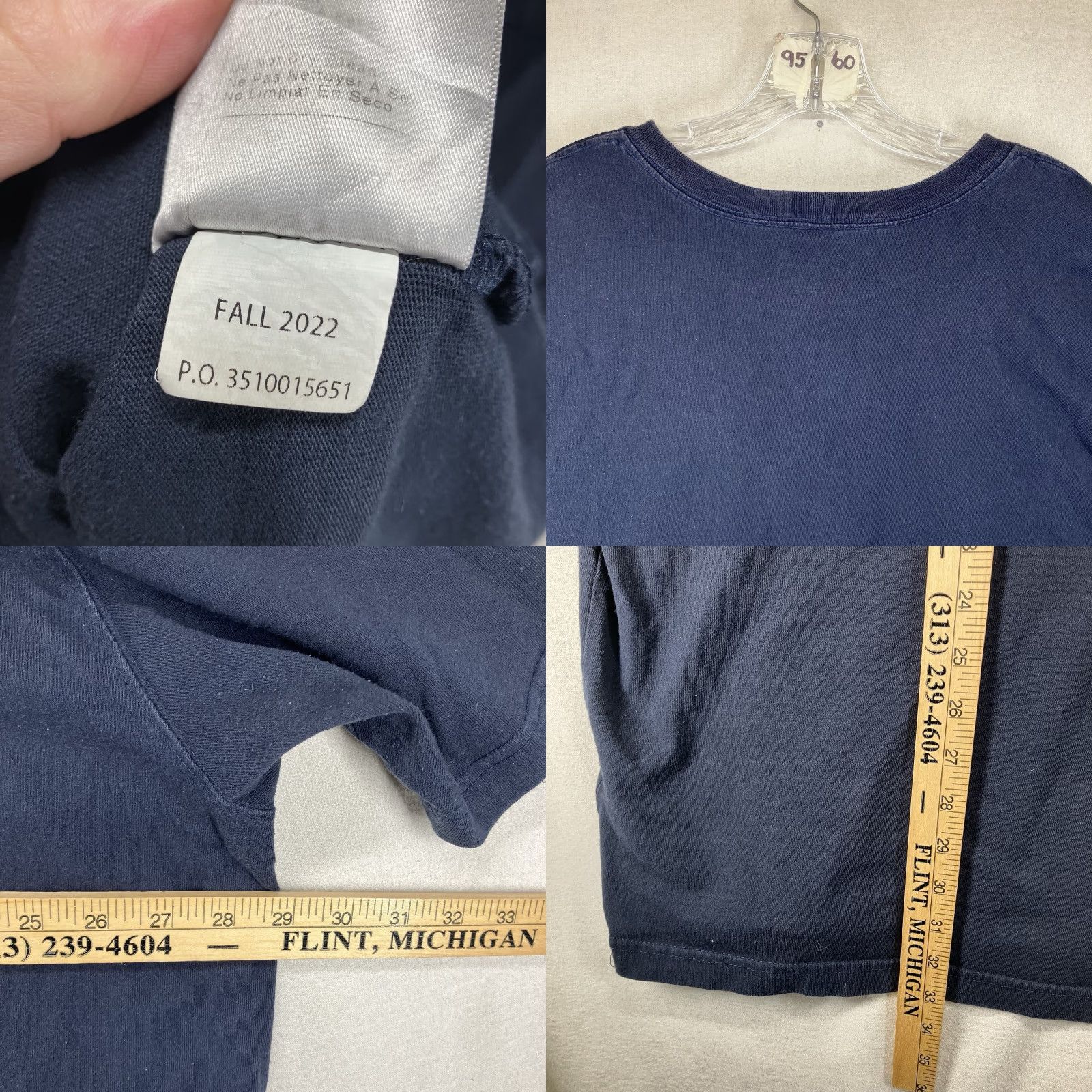 Carhartt Carhartt Mens T-Shirt 2XL Short Sleeve Loose Fit All Cotton Faded Navy 2022 Size US XXL / EU 58 / 5 - 9 Thumbnail