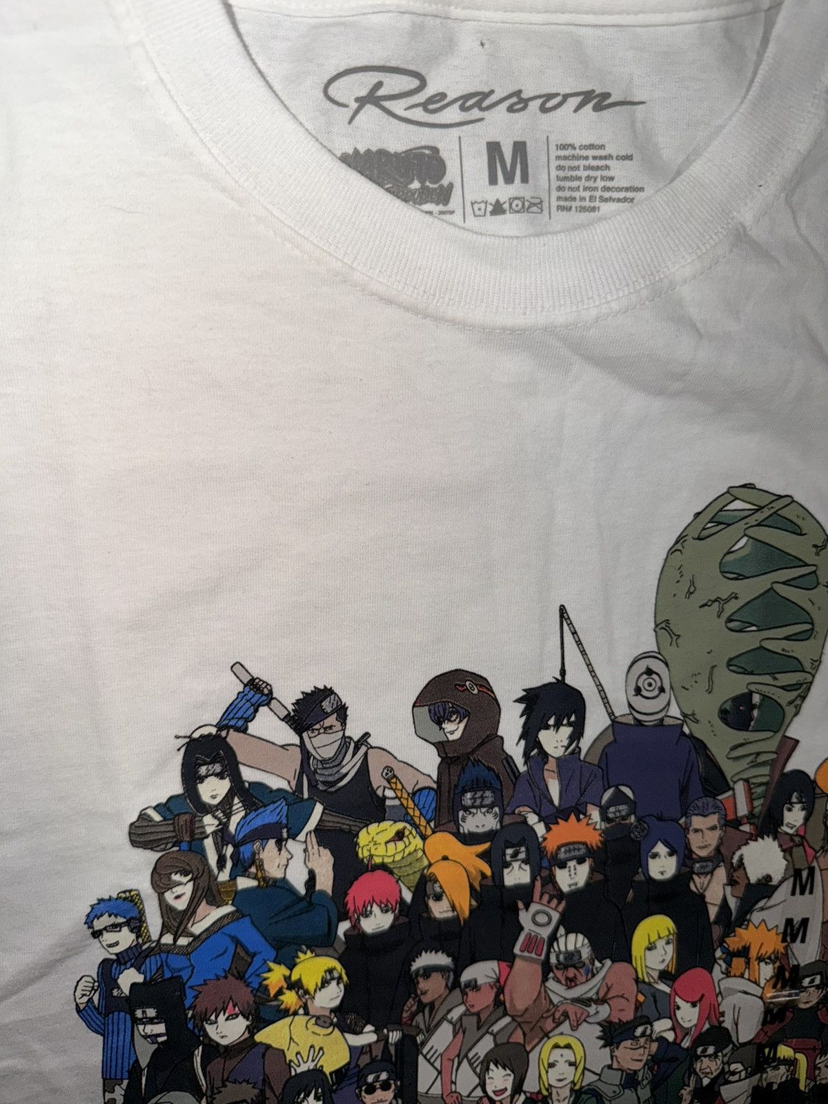 Reason Reason Naruto Shippuden Graphic Anime Character Cast Shirt Size US M / EU 48-50 / 2 - 4 Thumbnail