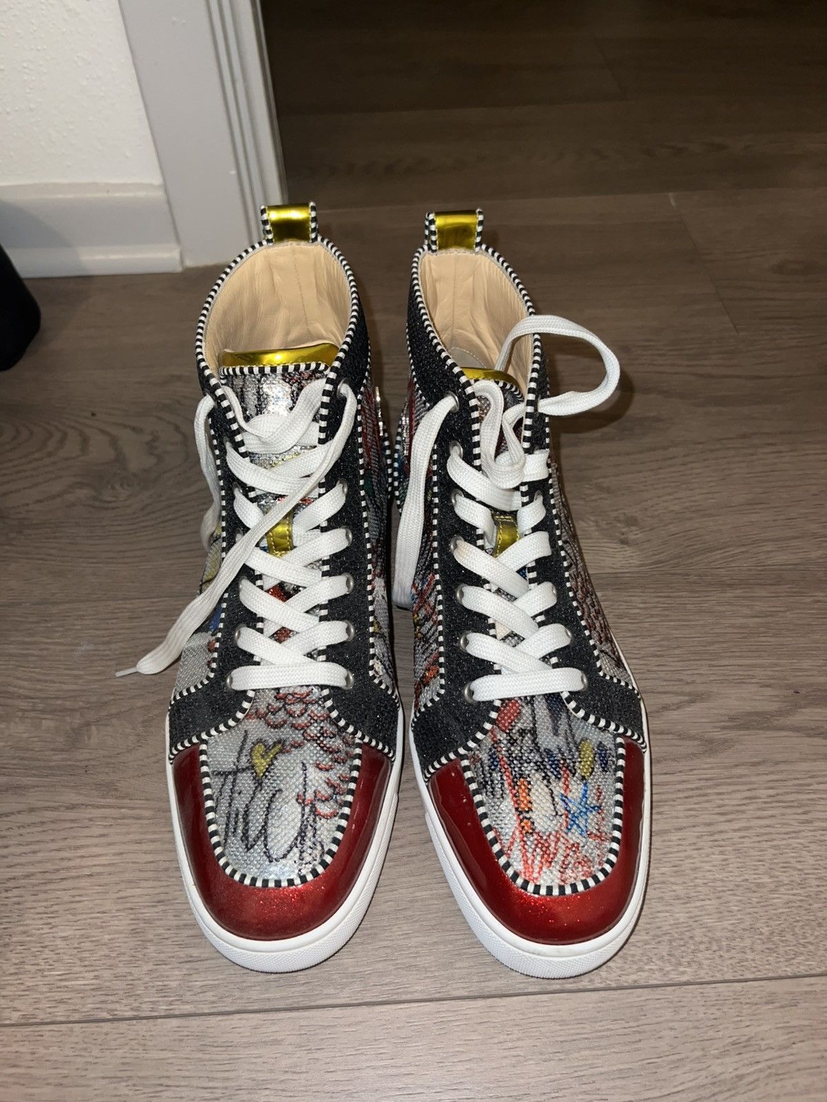 Christian Louboutin Christian Louboutin High Top Sneakers Size US 10 / EU 43 - 1 Thumbnail
