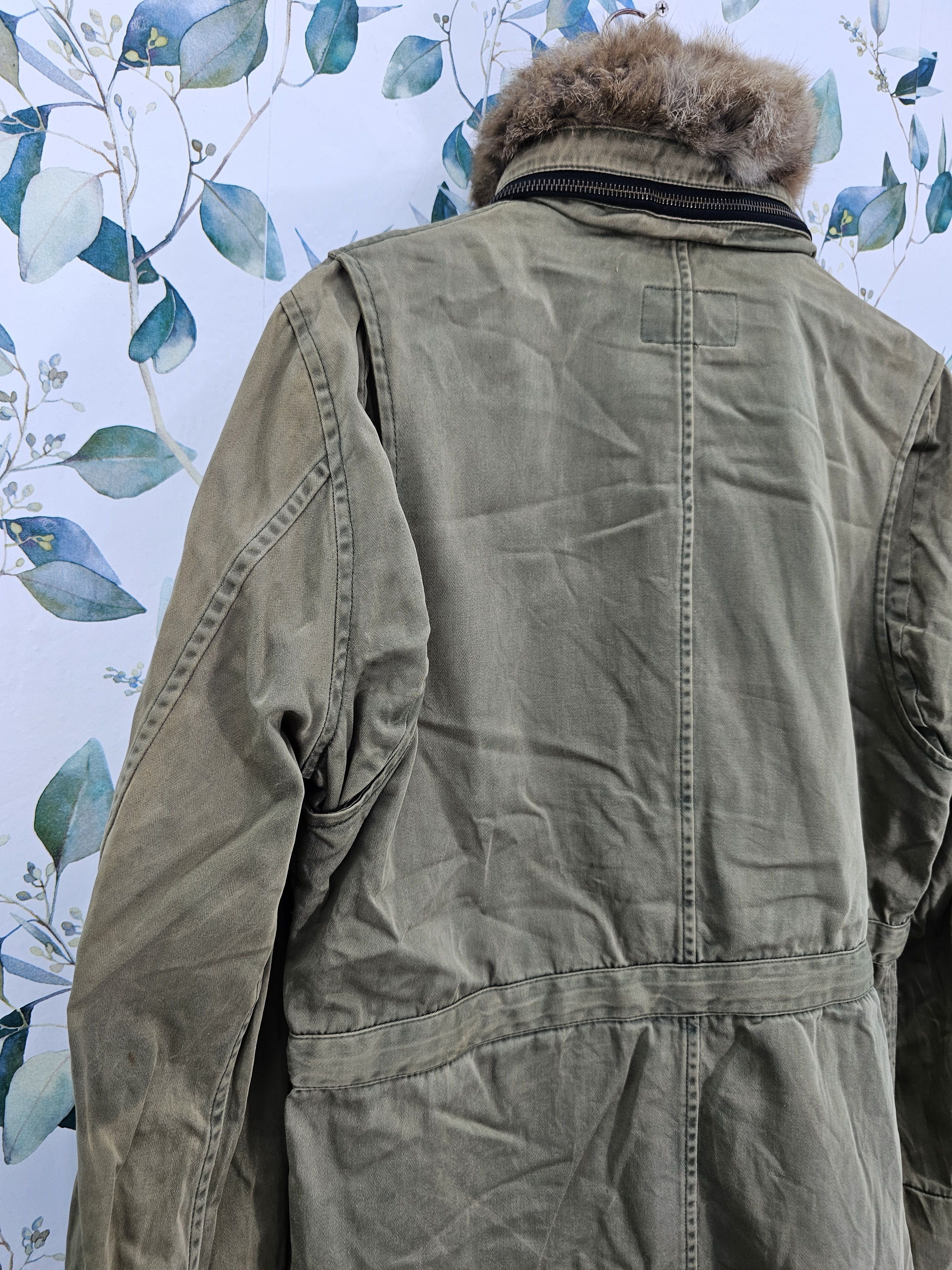 PPFM PPFM Punk Bondage Military Faded Parka Jacket J0131 Size US L / EU 52-54 / 3 - 6 Thumbnail