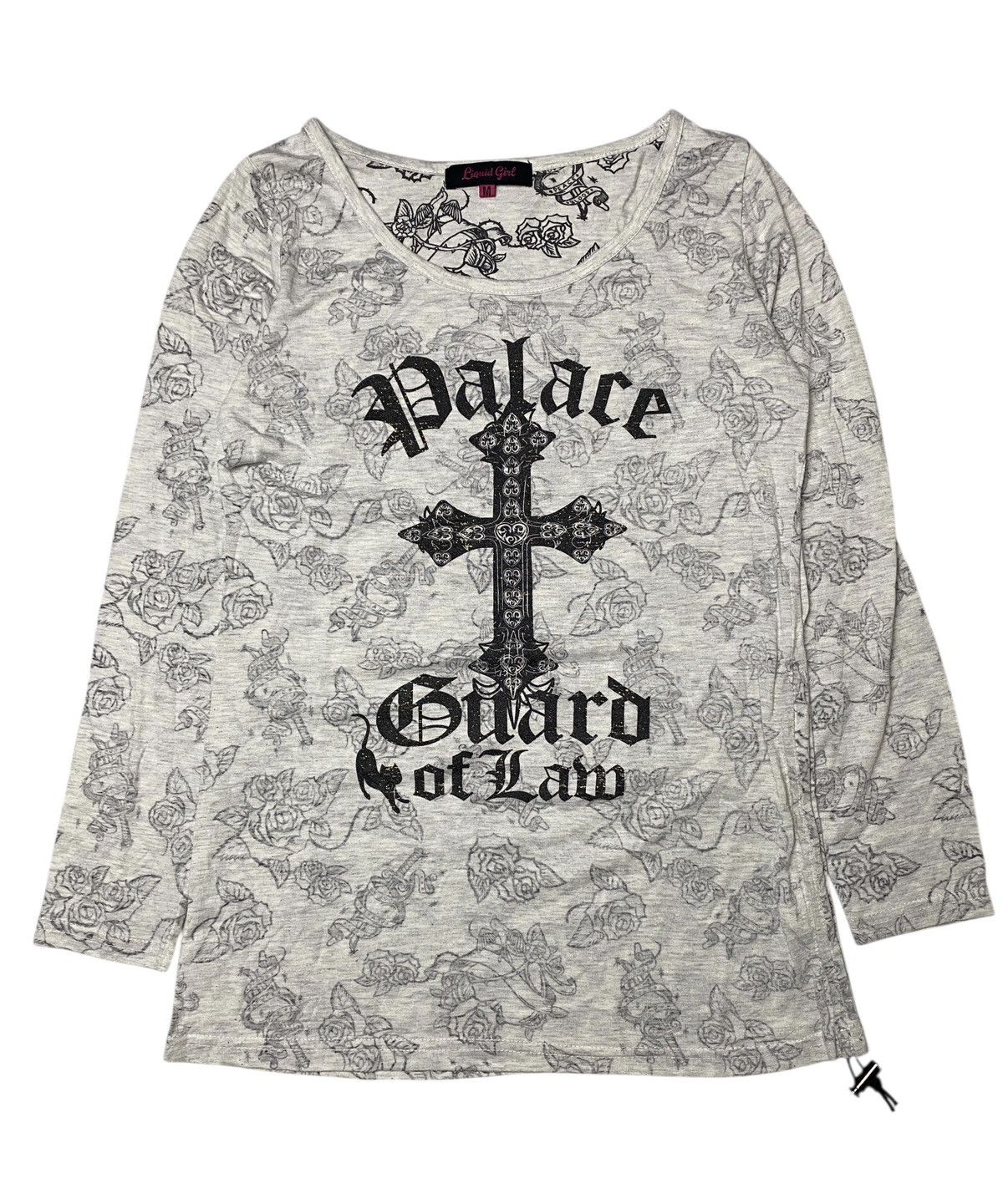 Hysteric Glamour 2000's Liquid Girl Vkei Cross Floral Longsleeve Size US XS / EU 42 / 0 - 1 Thumbnail