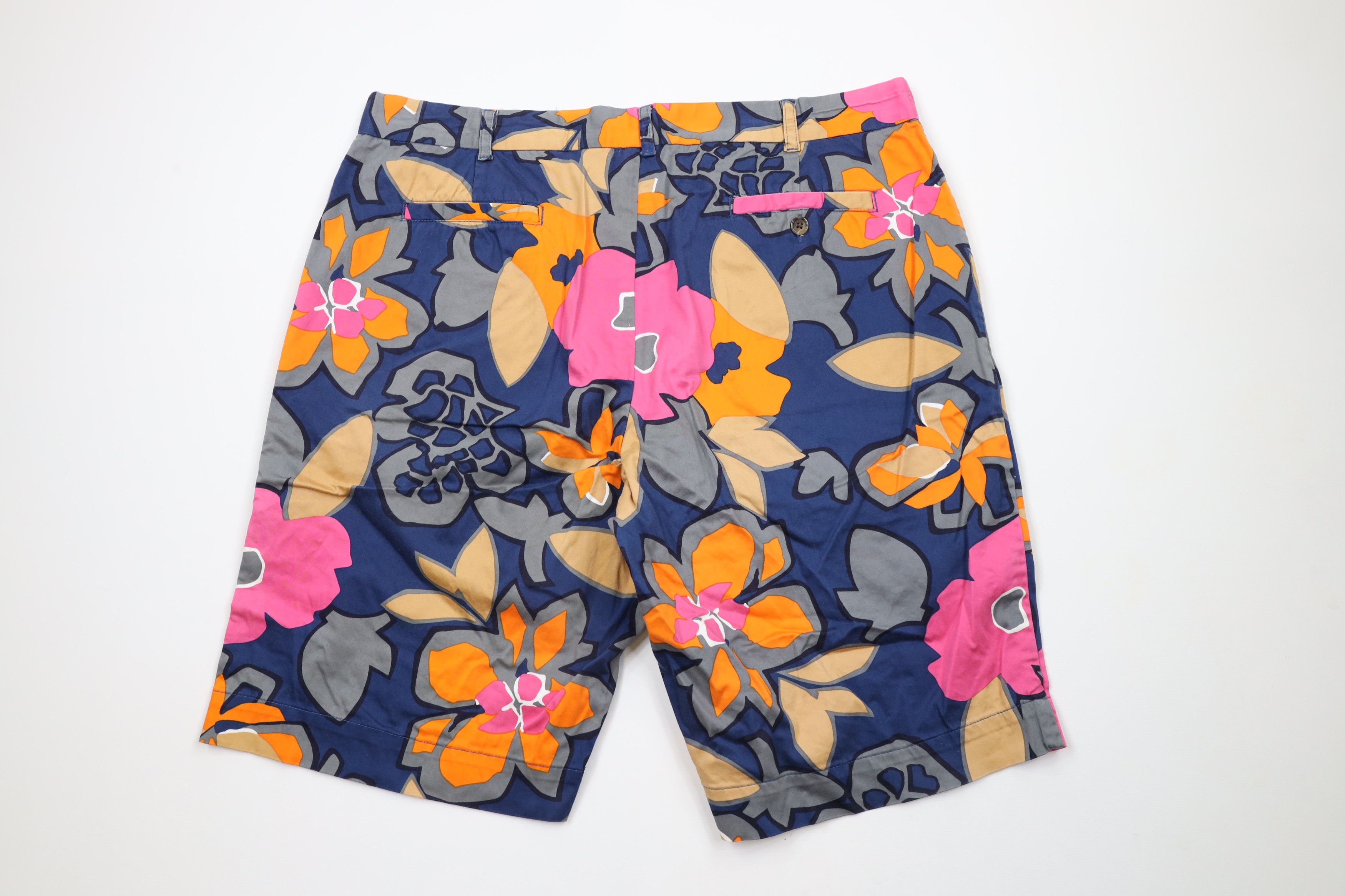 Vintage Loudmouth Golf Flower All Over Print Stretch Chino Shorts Size US 38 / EU 54 - 7 Thumbnail