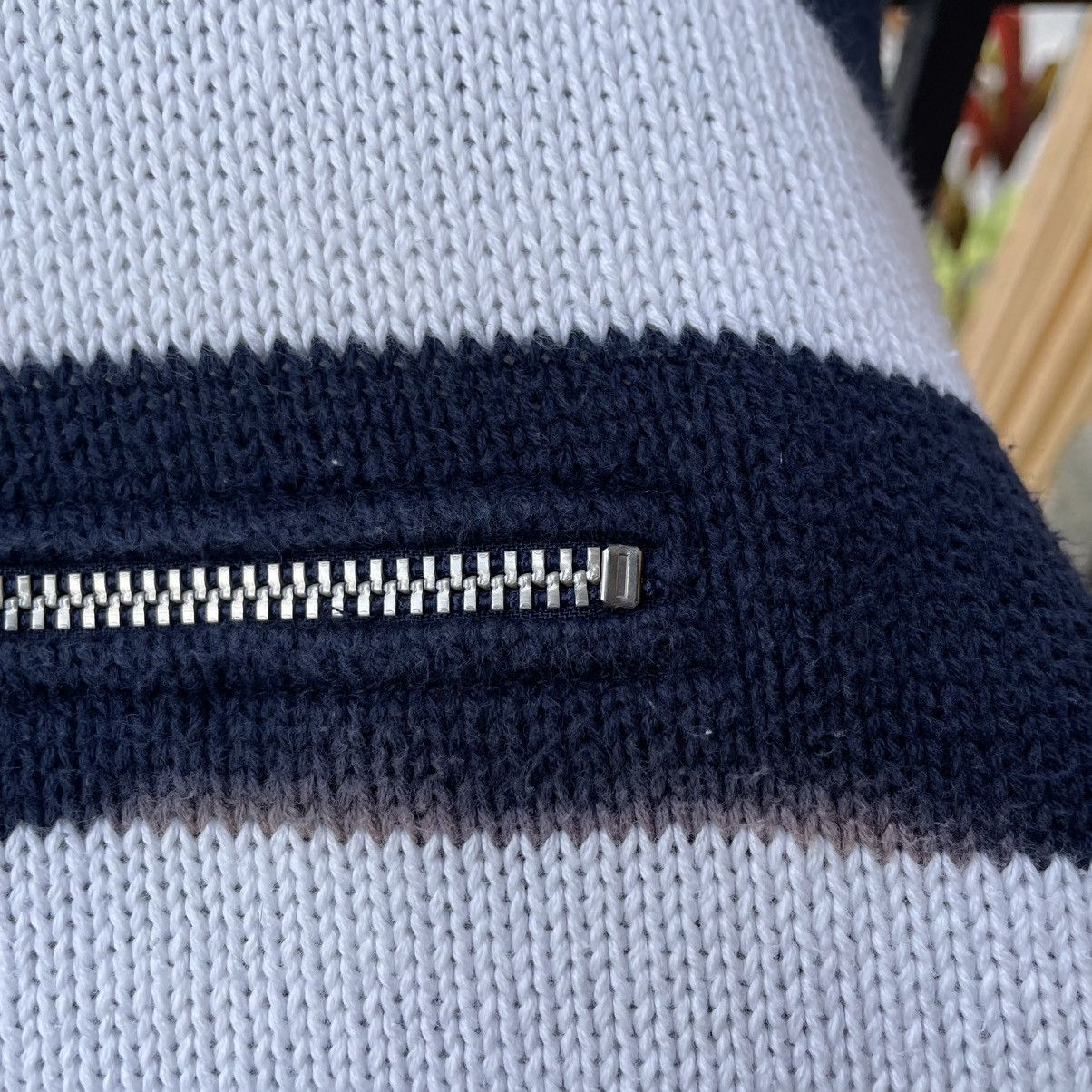 Polo Ralph Lauren 🔥Vintage Polo Ralph Lauren Zipper Pocket Striped Knitwear Size US S / EU 44-46 / 1 - 8 Thumbnail