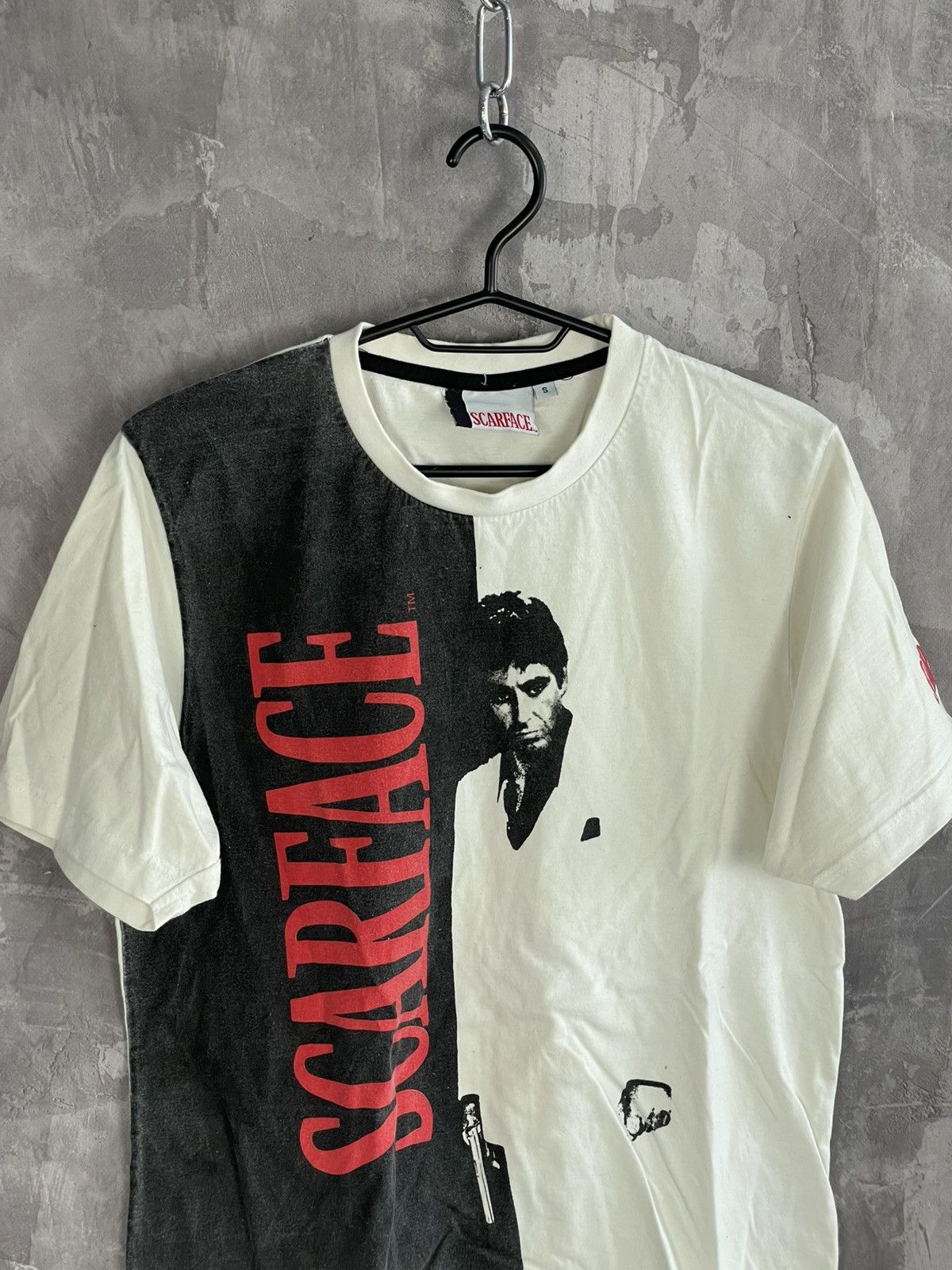 Vintage Vintage Scarface 2 Sides Tony Montana T-shirt Size US S / EU 44-46 / 1 - 7 Thumbnail