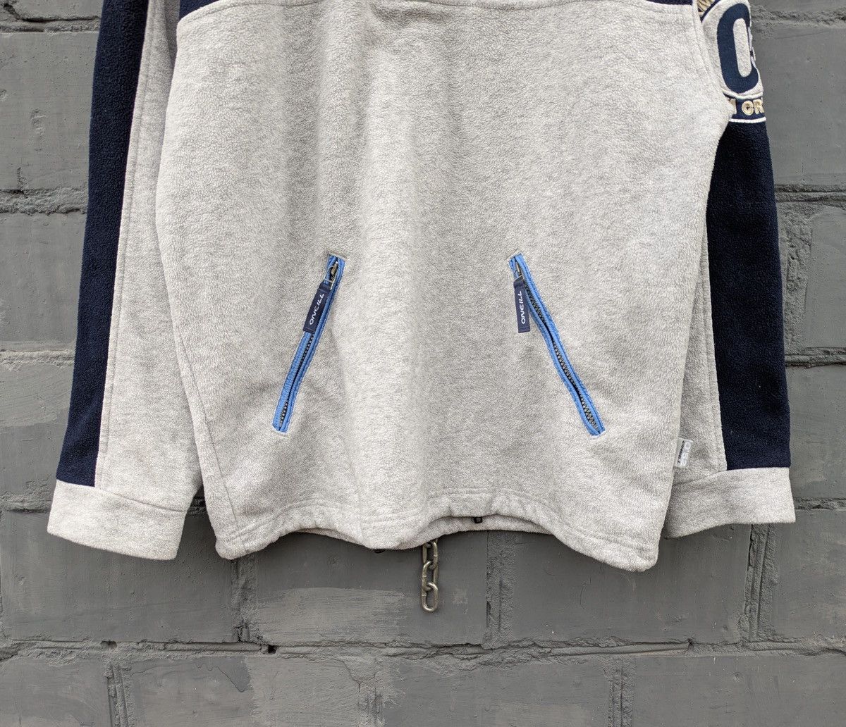 O'Neill Vintage O'NEILL Santa Cruz Blue 1/3 Zip Fleece Pullover Size US S / EU 44-46 / 1 - 5 Thumbnail