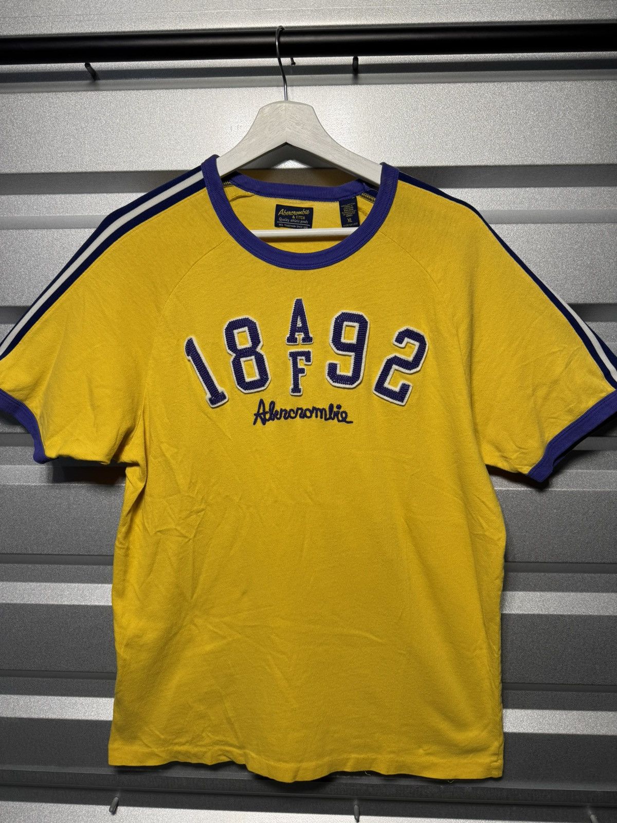 Abercrombie & Fitch Vintage Abercrombie Y2K Ringer shirt Size US XL / EU 56 / 4 - 2 Thumbnail