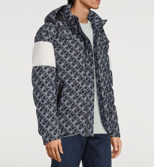 Moose Knuckles Strivers Row Down Jacket with Monogram Print Size US L / EU 52-54 / 3 - 1 Thumbnail