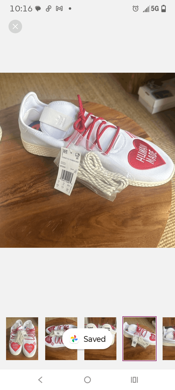 Adidas × Human Made Adidas Stan Smith x Pharrell Williams x human-made Love 13.5 Size US 13 / EU 46 - 8 Thumbnail