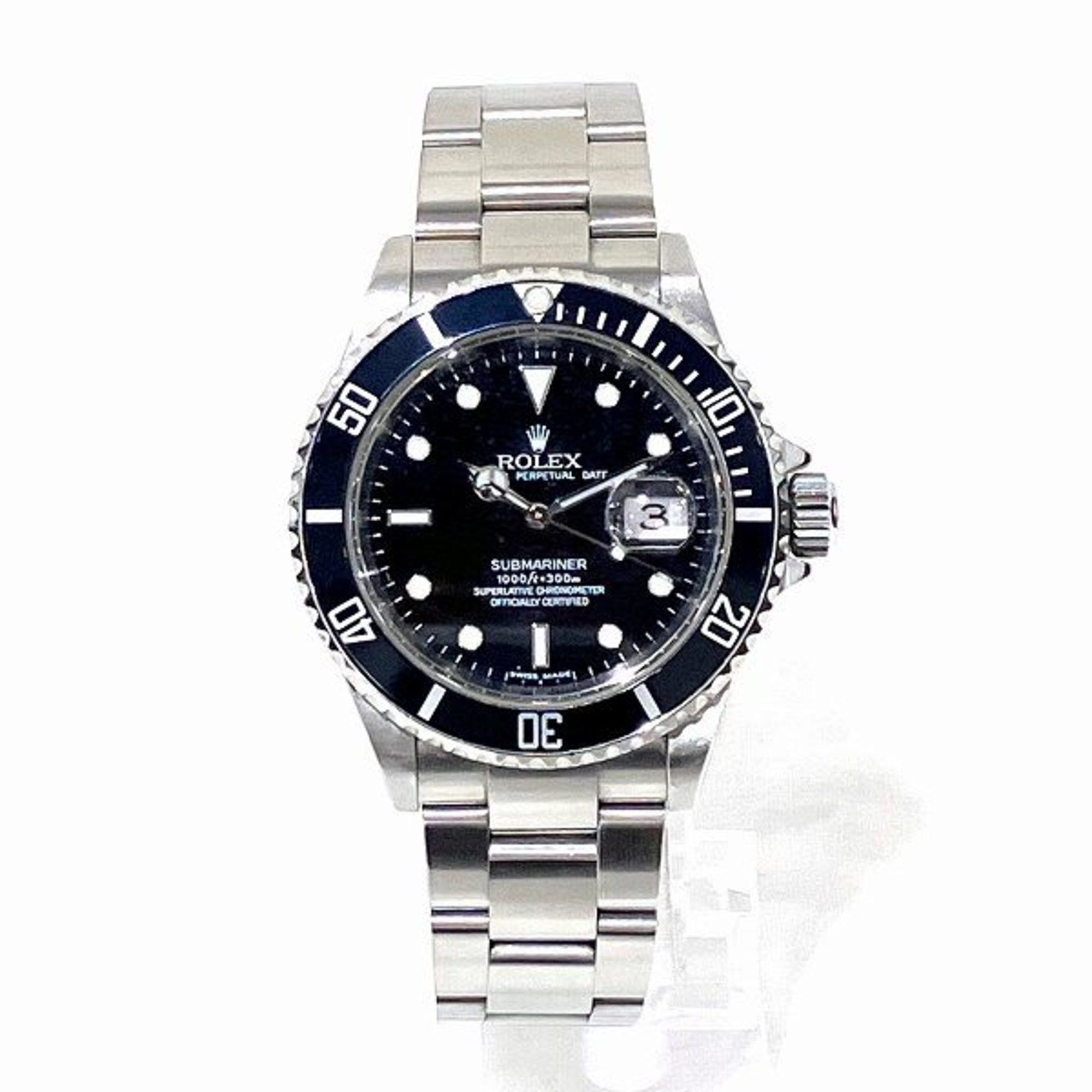 image of Rolex Submariner Date 16610 M Number Automatic Watch Men's in Black