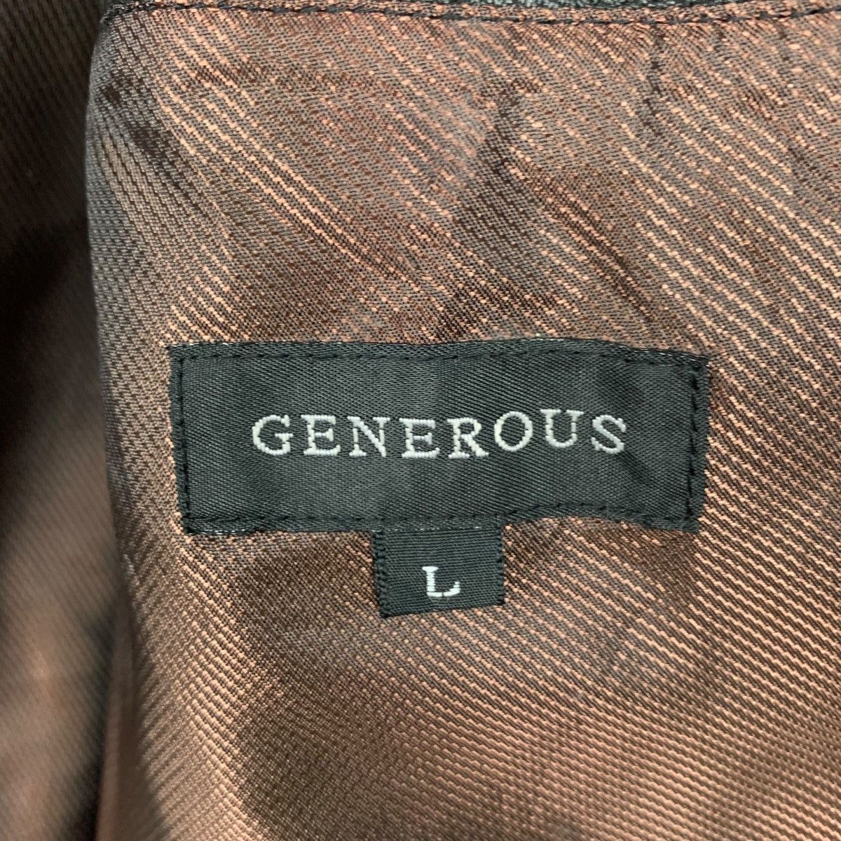 Japanese Brand Y2k Vintage GENEROUS Sheepskin Leather Jacket #2567-C116 Size US L / EU 52-54 / 3 - 16 Thumbnail