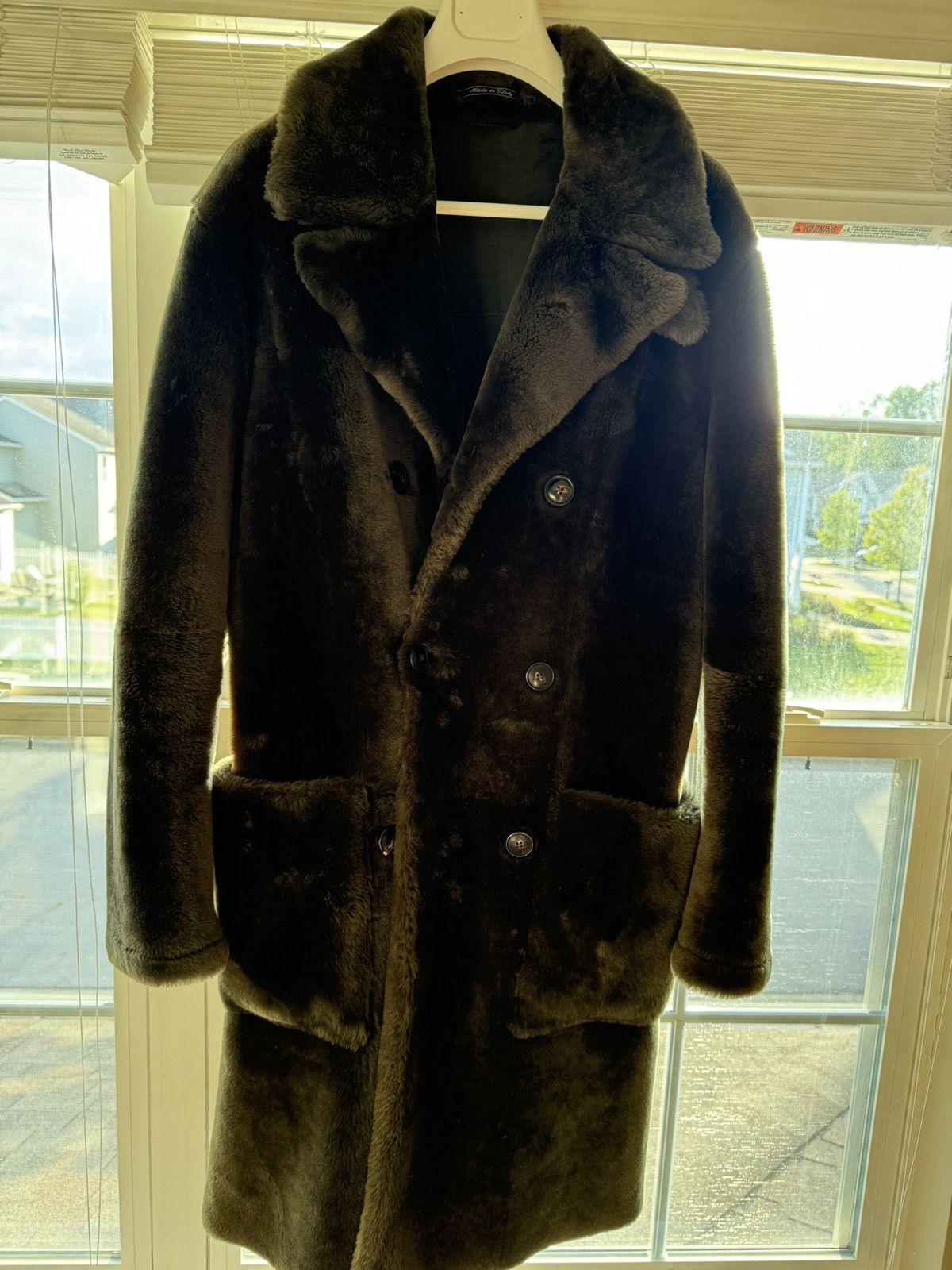 Todd Snyder Todd Snyder Full Length Shearling Coat - Military Green |  Grailed