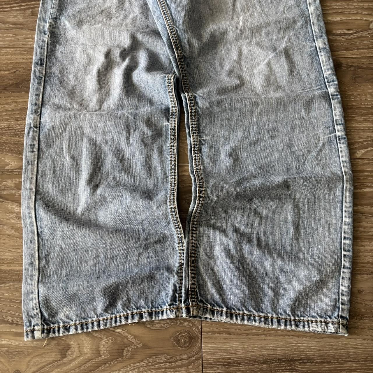 Vintage Crazy Vintage Y2K/2000s Grunge Light Wash Skater Streetwear Denim Jeans! 38x31 Size US 38 / EU 54 - 6 Thumbnail