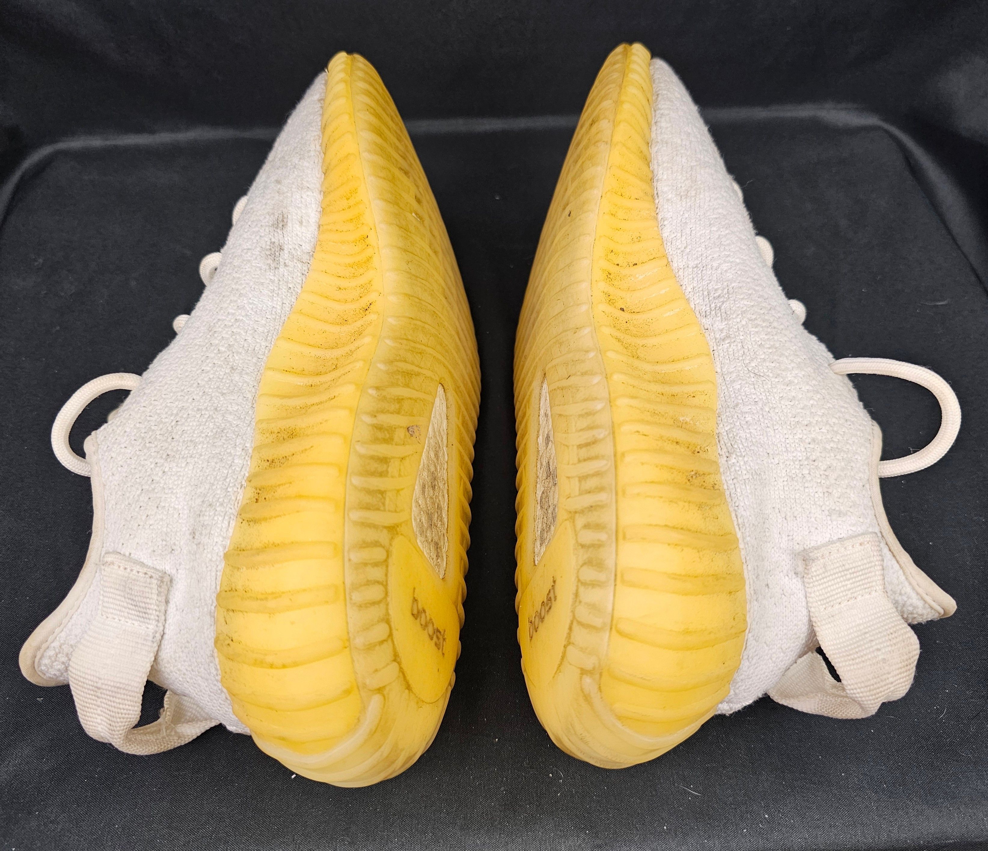 Adidas × Kanye West × Yeezy Adidas Yeezy Boost 350 V2 Cream Triple White Men's PRE-OWNED Size US 7.5 / EU 40-41 - 6 Thumbnail
