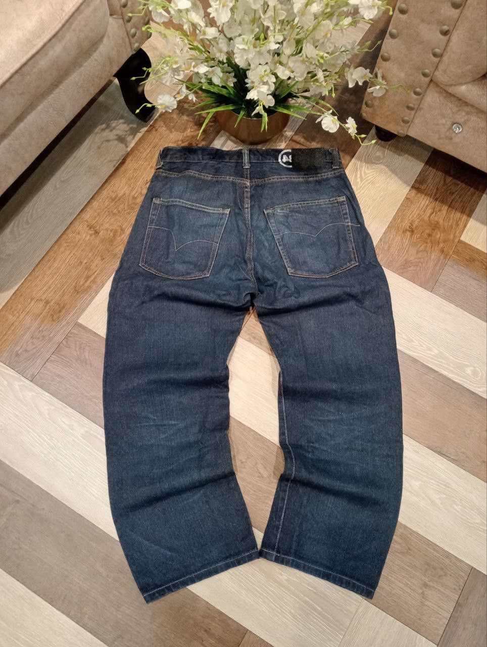 Visvim VISVIM FLUXUS SERGE DE NIMES SELVEDGE BAGGY DENIM PANTS Size US 34 / EU 50 - 10 Thumbnail
