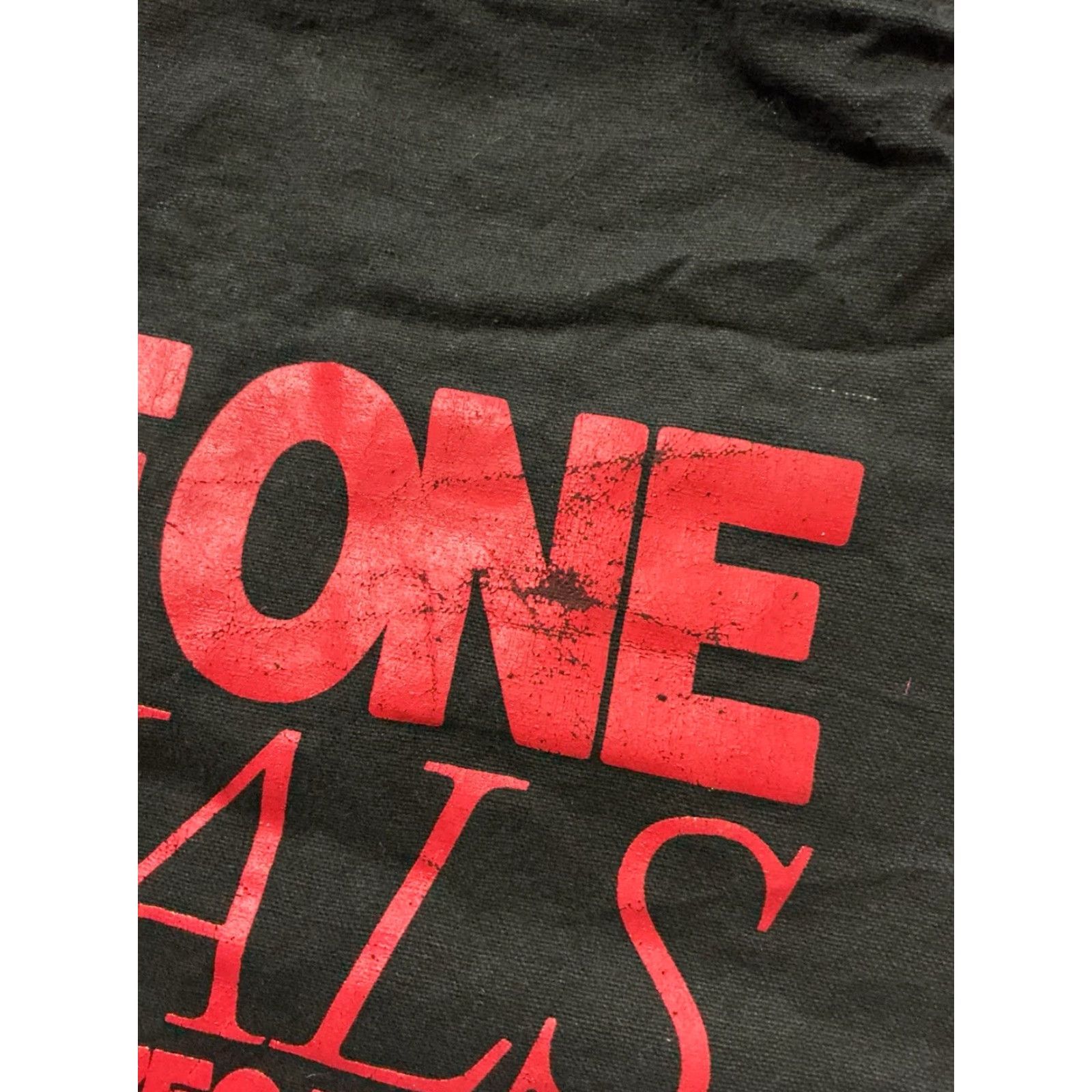 Jordan Brand VINTAGE Air Jordan The One Finals Paris 75018 Our Turn 1 On 1 Tournament Black Canvas Tote Bag Tote Men Black Paris 15x15 Mens Size ONE SIZE - 5 Thumbnail