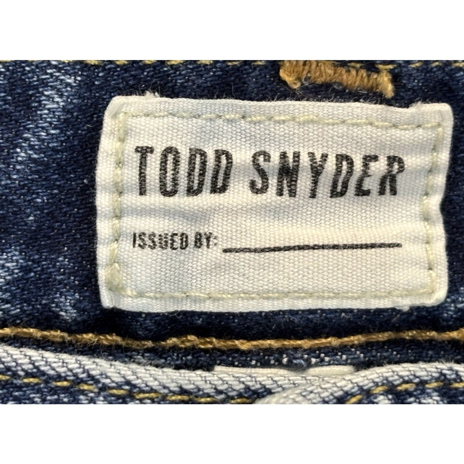 Todd Snyder Todd Snyder Slim Fit Jeans Mens 34x34 Stretch 5-Pocket Med Wash Denim Straight Jeans Size US 34 / EU 50 - 6 Thumbnail