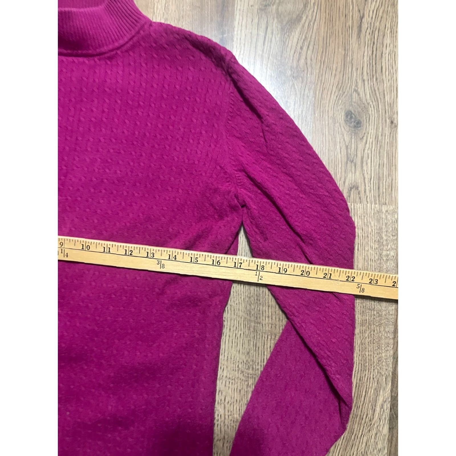 Vintage Karen Scott Sweater Women's Size M Purple Mock Neck Pullover Size M / US 6-8 / IT 42-44 - 7 Thumbnail