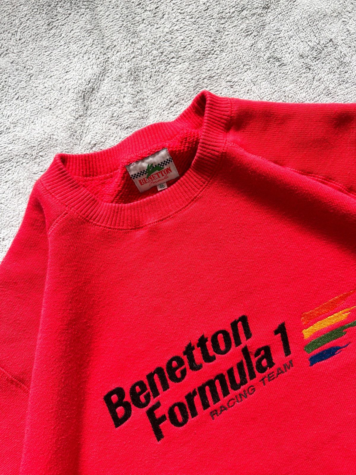 Benetton Vintage Benetton Formula 1 Racing Team Crewneck Size US S / EU 44-46 / 1 - 3 Thumbnail