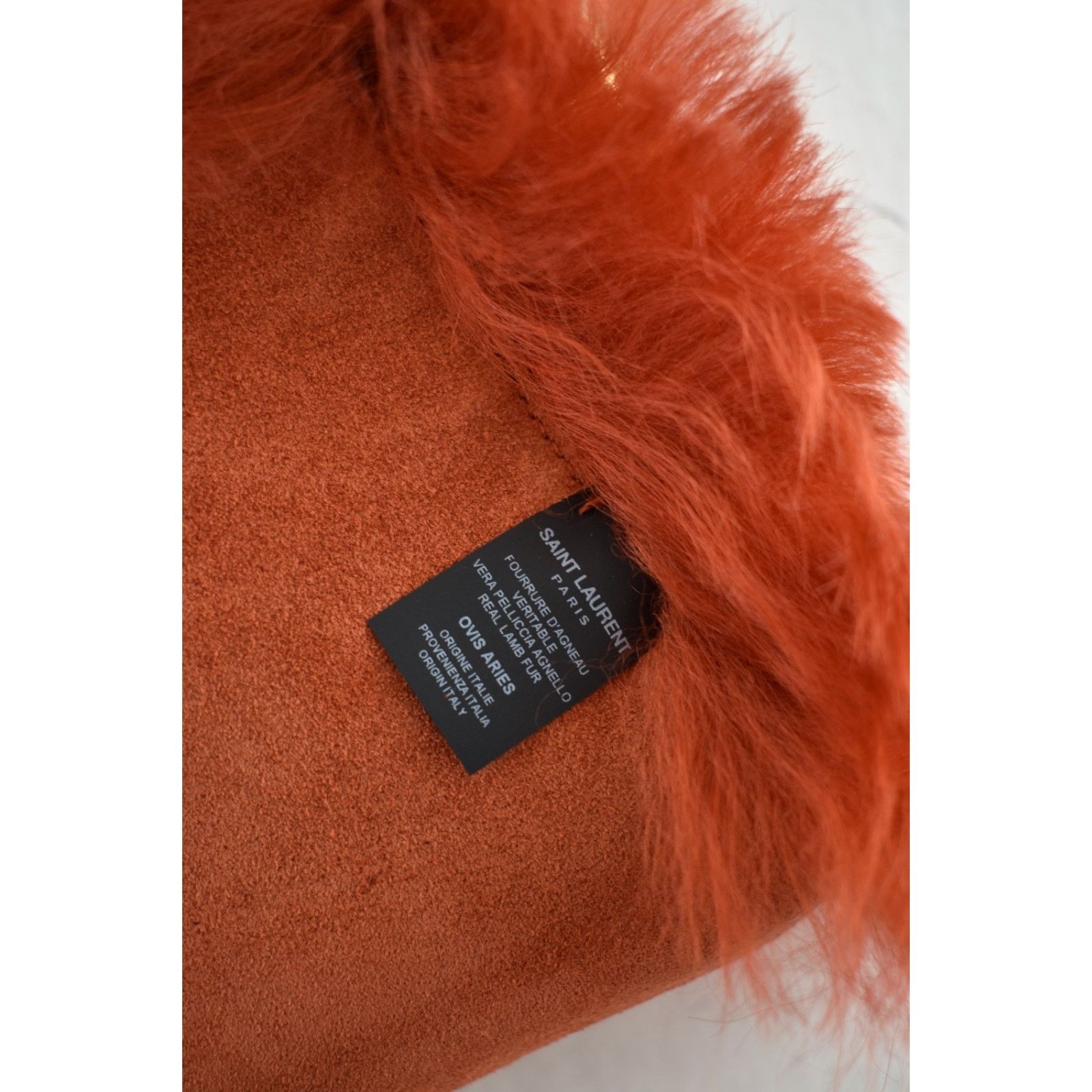 Yves Saint Laurent Saint Laurent Small Kate YSL Red Reversible Faux Fur Bag Size ONE SIZE - 22 Thumbnail