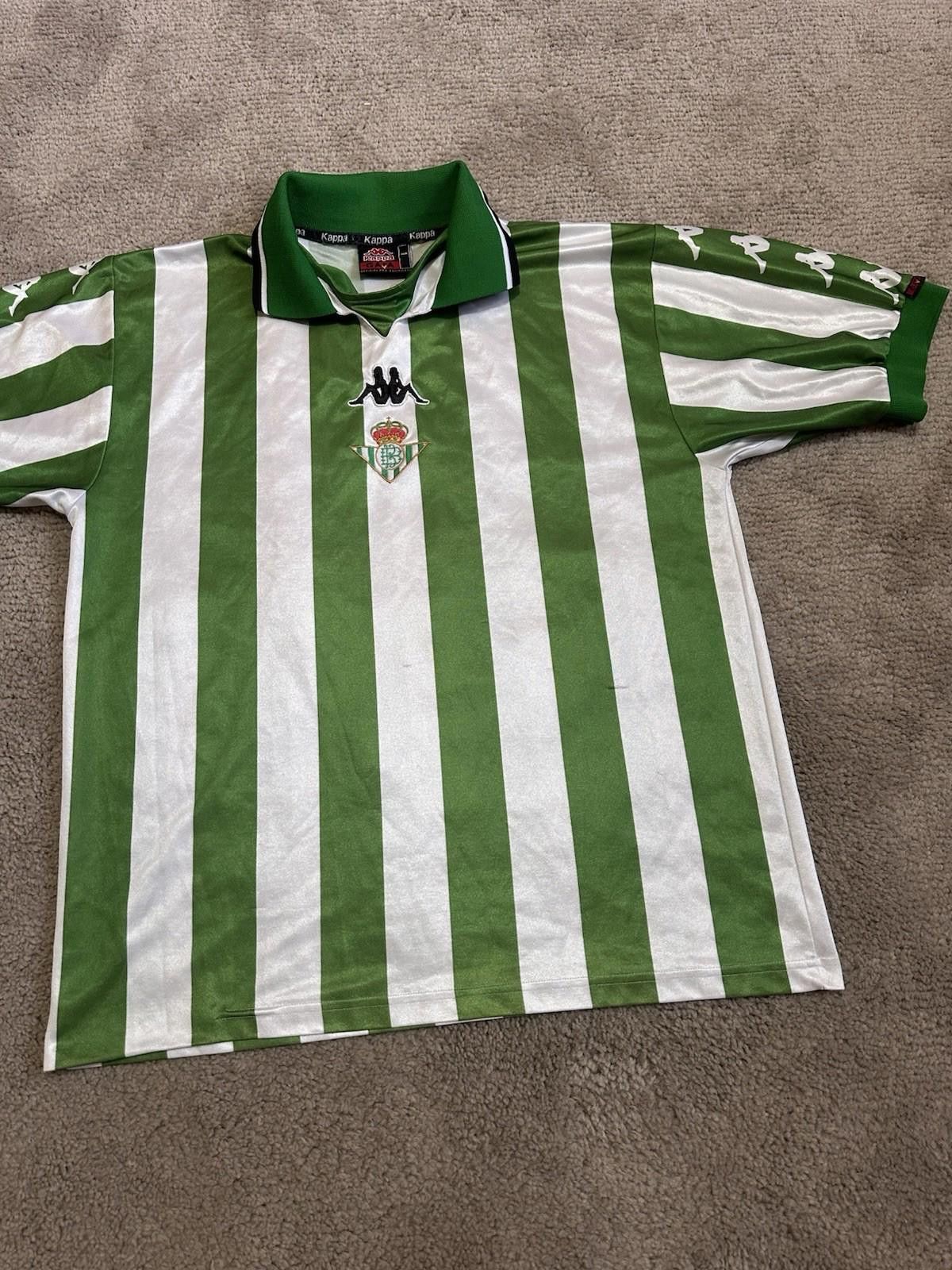 Kappa Rare Real Betis 1999-2000 Home Football Jersey Size L Kappa Size US L / EU 52-54 / 3 - 2 Thumbnail