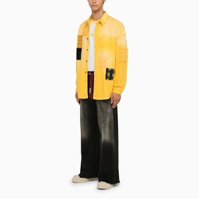 Marni o1w1db10824 Patchwork Shirt in Yellow Size US M / EU 48-50 / 2 - 2 Thumbnail