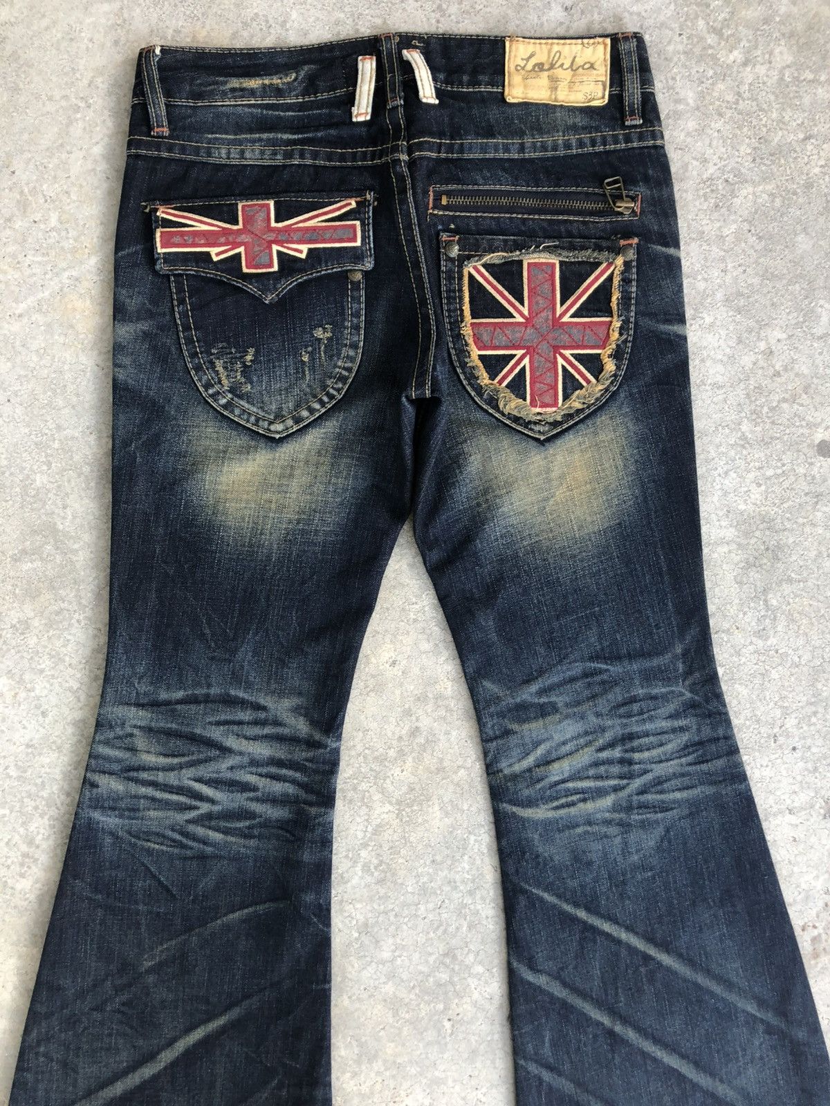 Japanese Brand Yoshitomo Nara Lolita Flared Jeans Distressed Size US 31 - 8 Thumbnail