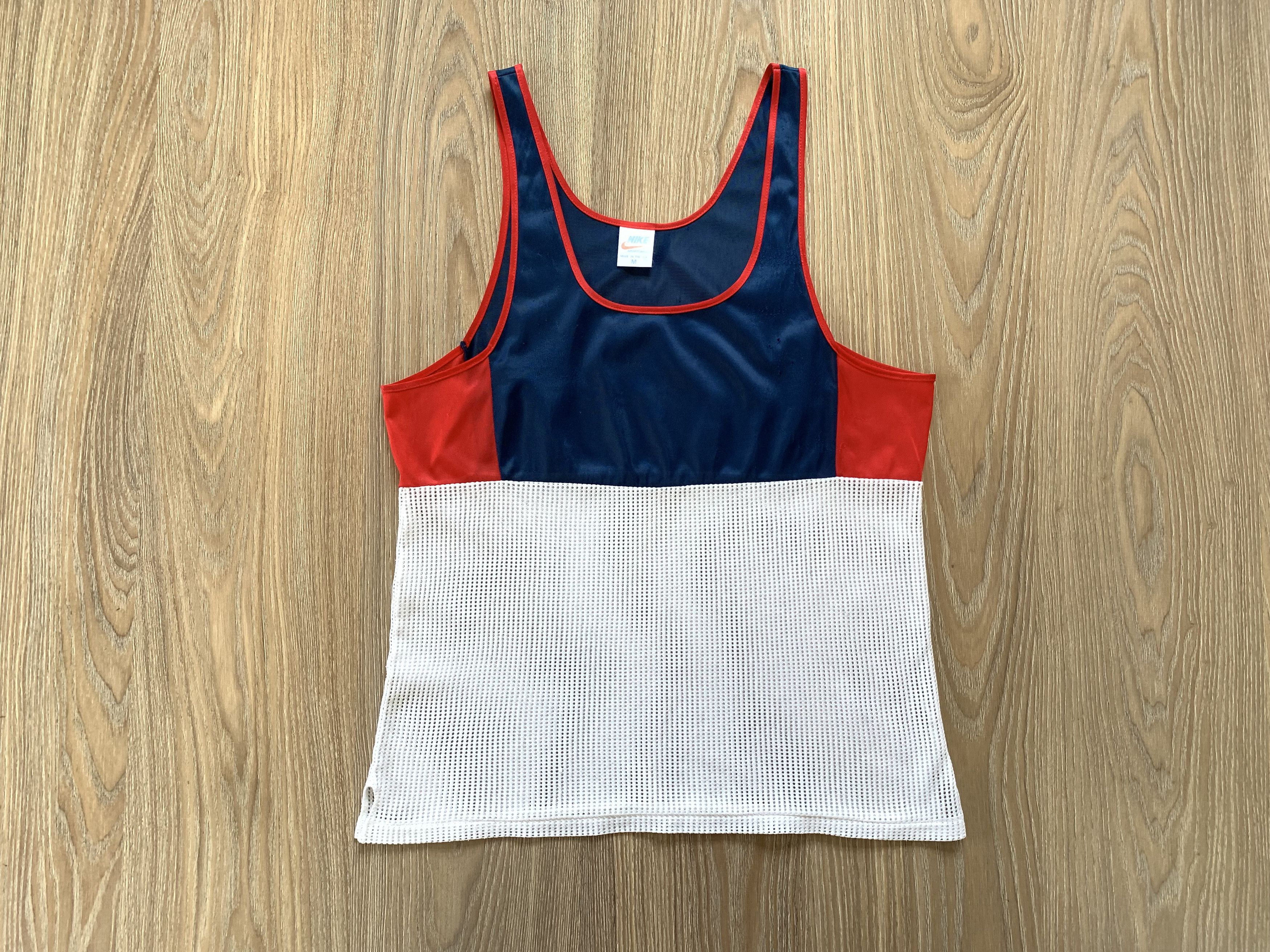 Nike × Vintage Nike Retro Vintage Sprinter Running Mesh Tank Top Sleeveless Size US M / EU 48-50 / 2 - 2 Thumbnail