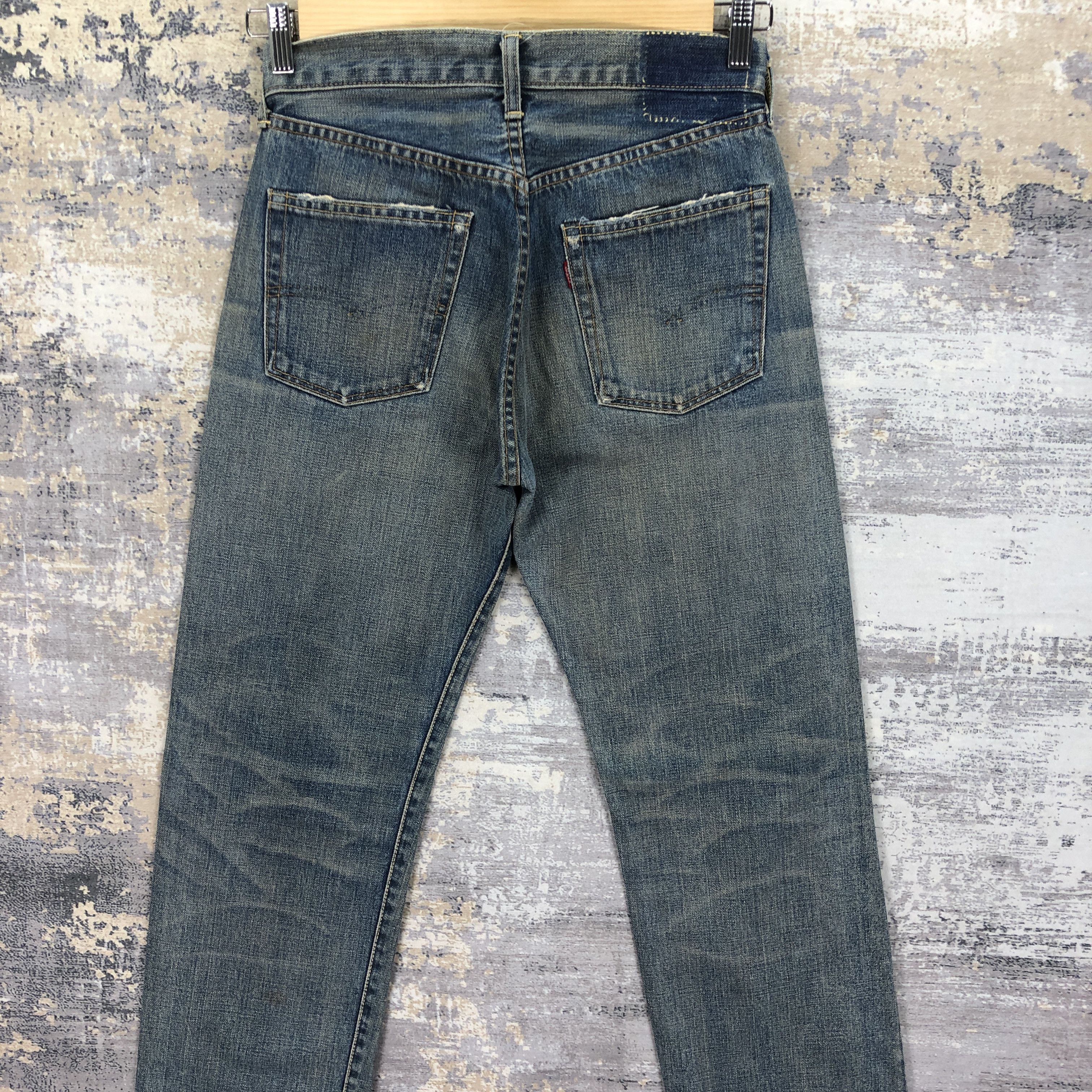 Levi's Distressed Levis 501 Jeans Selvedge Levi's 501 Redline Denim Size 28" / US 6 / IT 42 - 4 Thumbnail