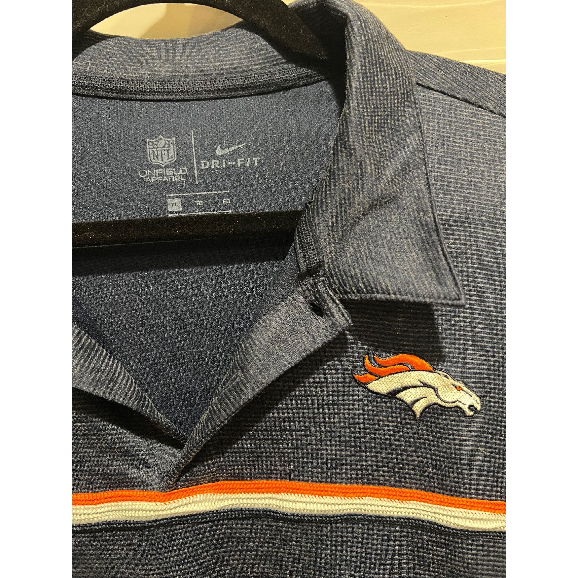 Nike Nike Denver Broncos Polo Shirt - Size XL Size US XL / EU 56 / 4 - 2 Thumbnail
