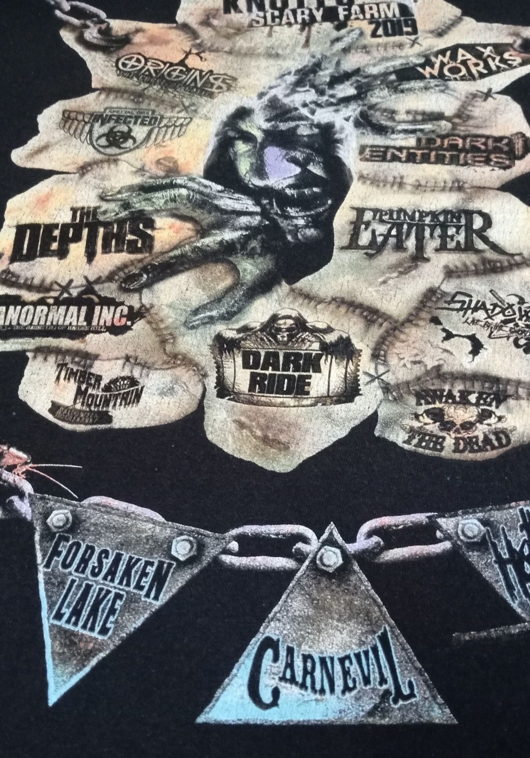 Expert Horror Knott's Scary Farm 2019 T-shirt Size US L / EU 52-54 / 3 - 12 Thumbnail