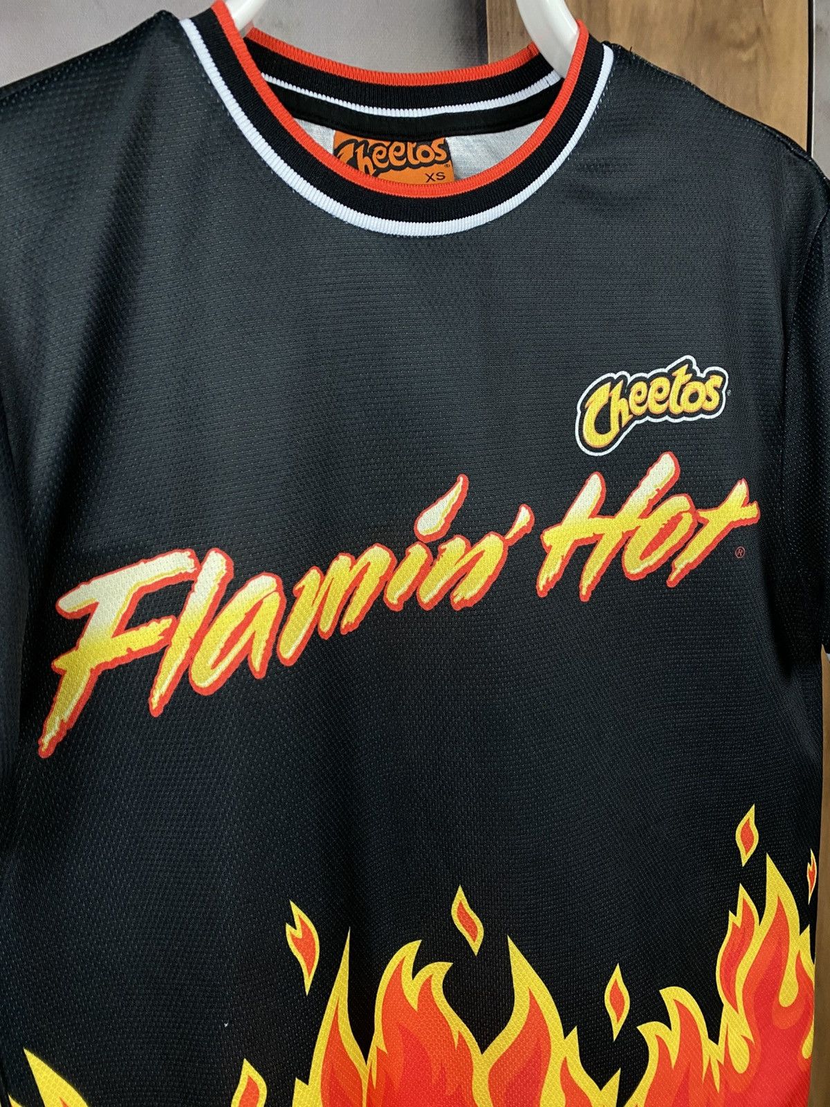 Vintage 🍜Vintage T-Shirt Cheetos Flamin Hot Fire Overprint Logo Tee🍜 Size US XS / EU 42 / 0 - 4 Thumbnail
