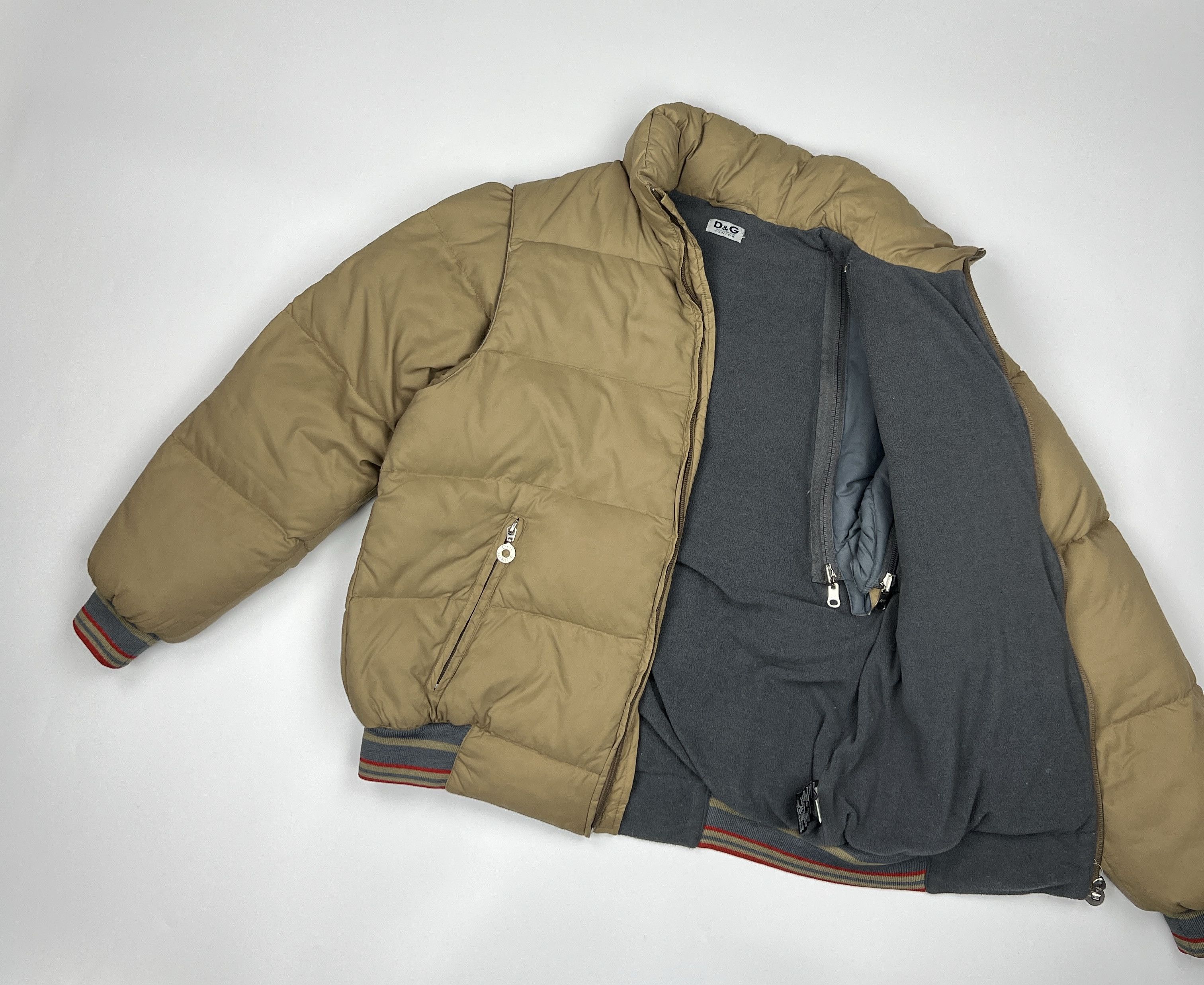 Dolce & Gabbana Vintage Dolce Gabbana Junior Beige Puffer Size US S / EU 44-46 / 1 - 4 Thumbnail