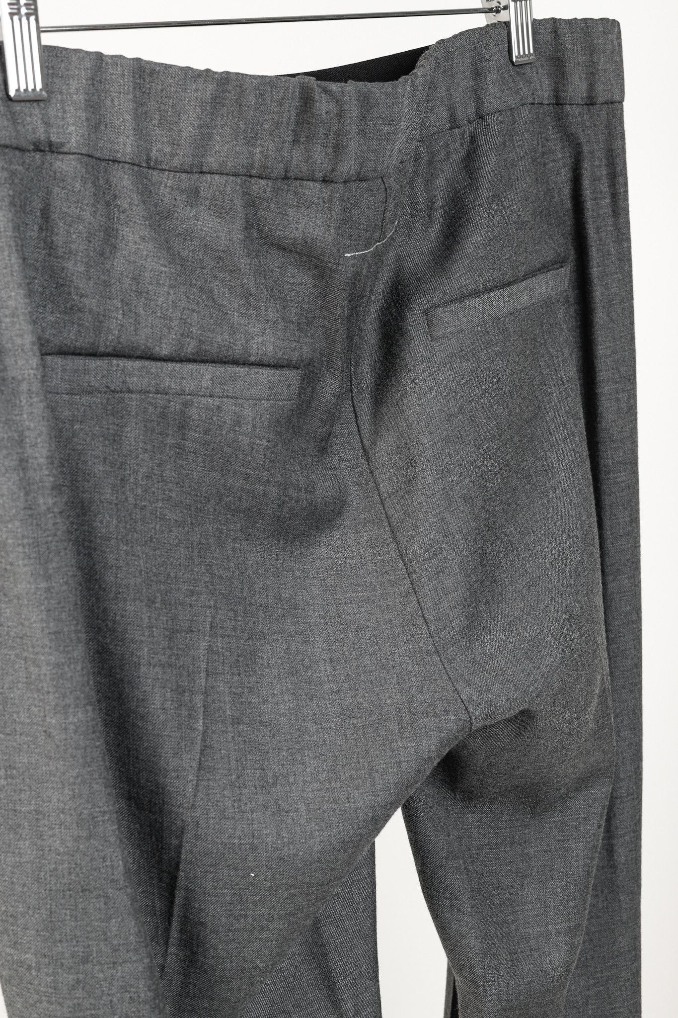 MM6 × Maison Margiela MM6 Maison Martin Margiela Wool-Blend Black-Waist Trousers Size 27" / US 4 / IT 40 - 6 Thumbnail