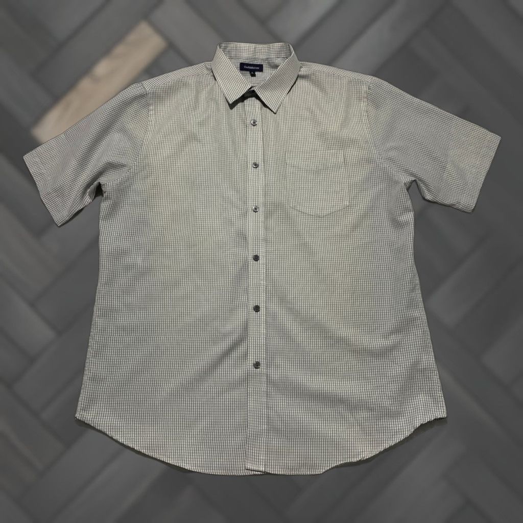 Croft & Barrow Croft & Barrow Mens L Short Sleeve Button Down Shirt Gingham Pattern Size US L / EU 52-54 / 3 - 1 Thumbnail