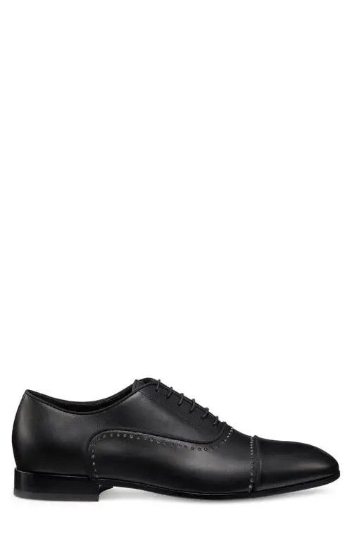 Stuart Weitzman os11x0326 Premiere Party Oxford Shoes in Black Size US 7 / EU 40 - 3 Thumbnail