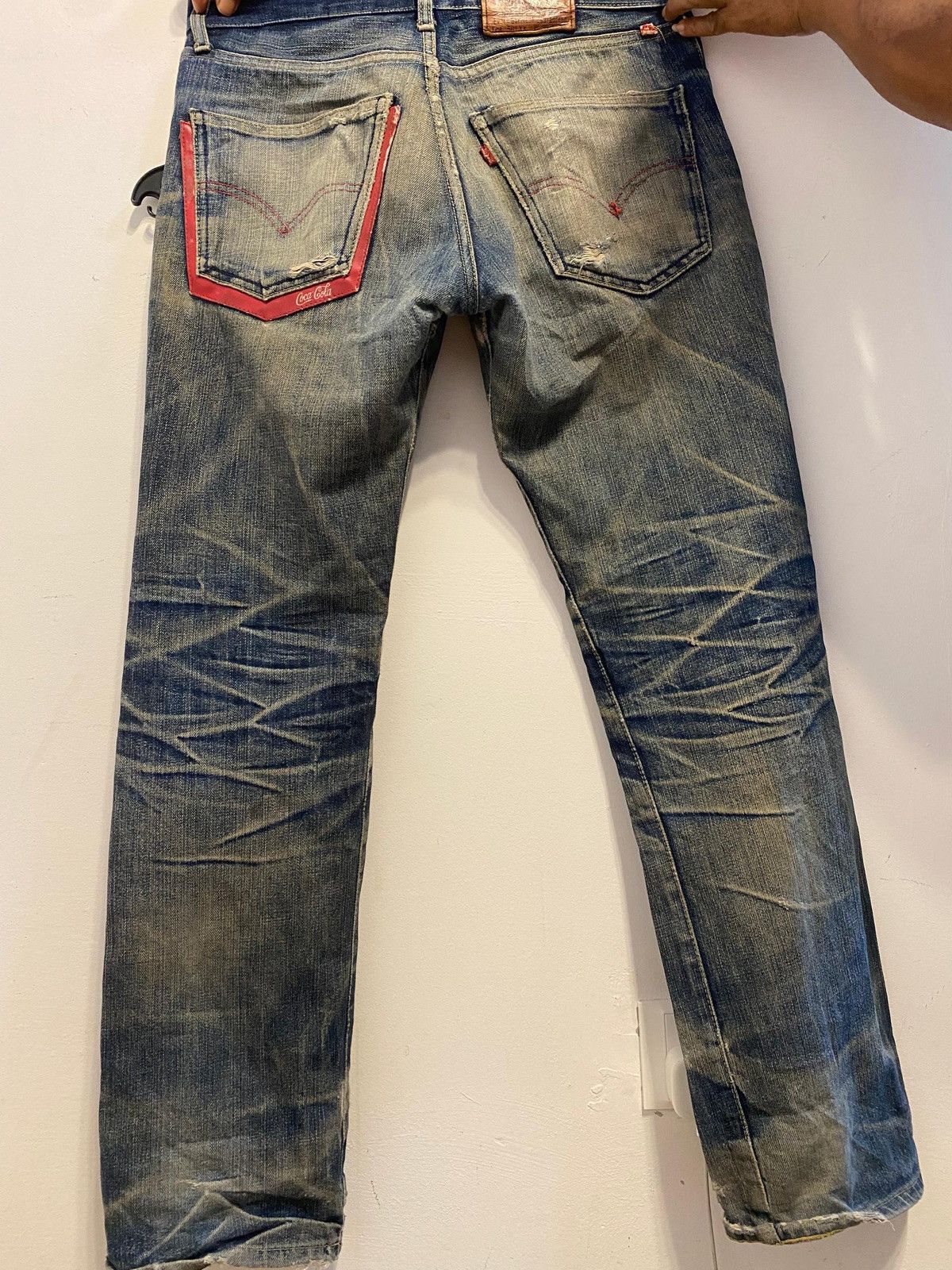 Levi's Vintage Clothing Levi’s 501XX Big E × Coca-Cola Edition Redline Selvedge Size US 30 / EU 46 - 2 Thumbnail