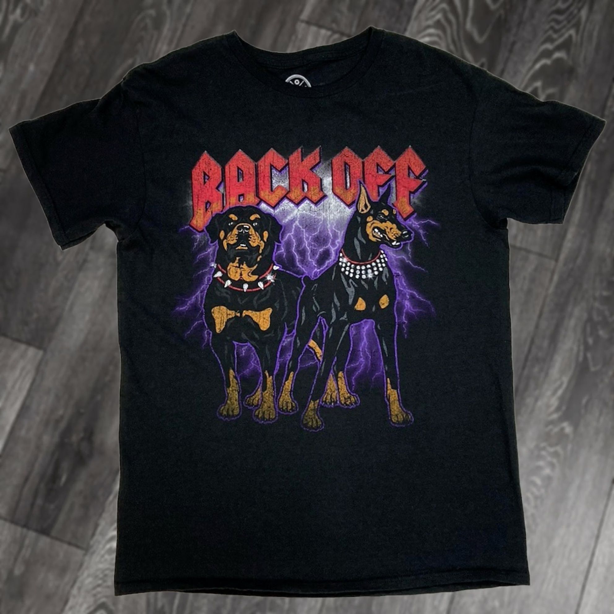 Vintage ODM Back Off Dog Thunder Graphic T-shirt Men Medium Black Short Sleeve Size US M / EU 48-50 / 2 - 1 Thumbnail