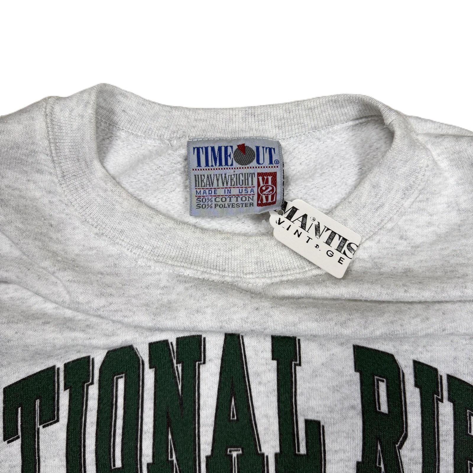 Vintage Vintage 90s Heavyweight NRA Crewneck Sweatshirt 2XL Grey Size US XXL / EU 58 / 5 - 5 Thumbnail