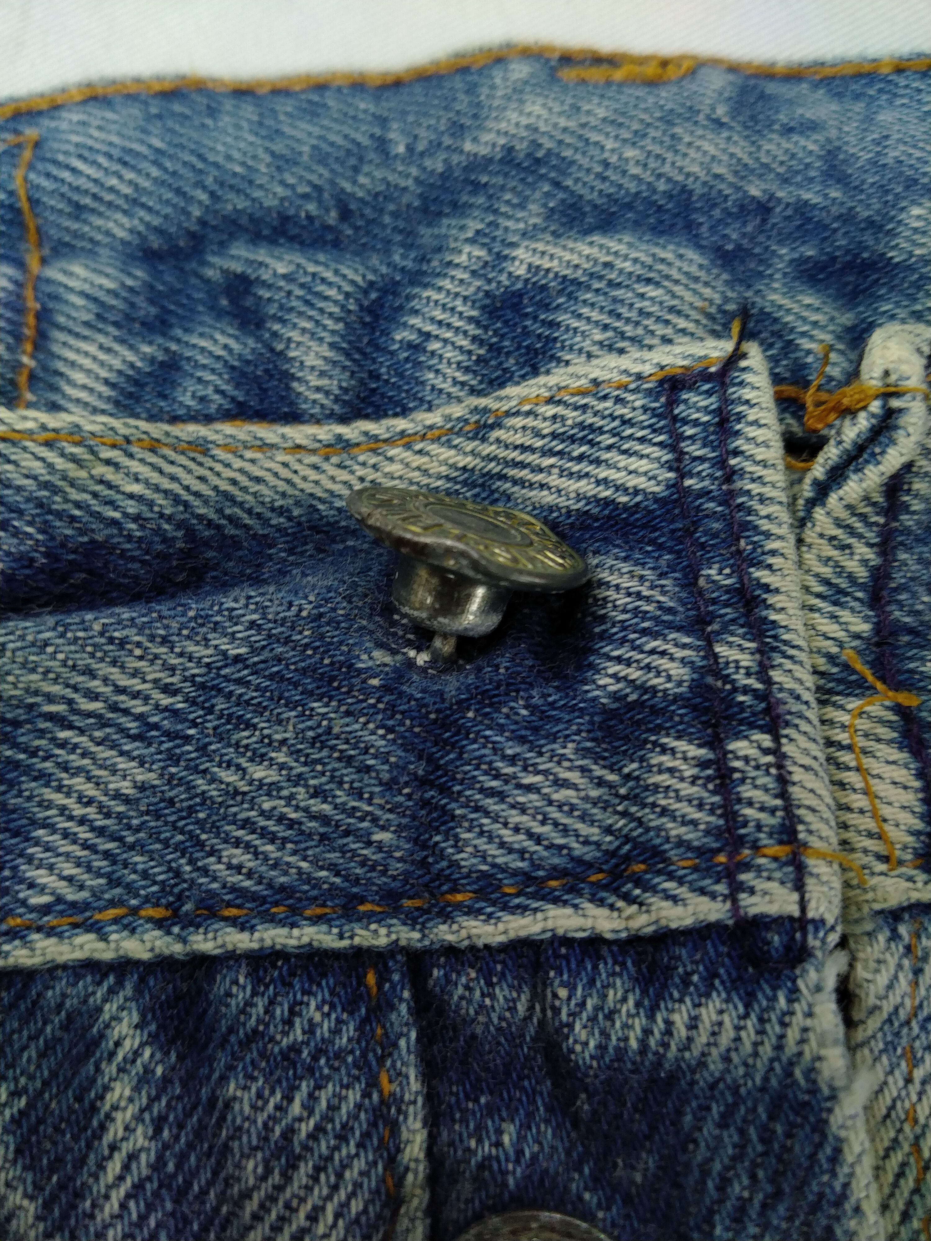 Levi's 80s Blue Vintage Levi's 501 Distressed Denim 31 x 30 -JN090 Size US 31 - 9 Thumbnail