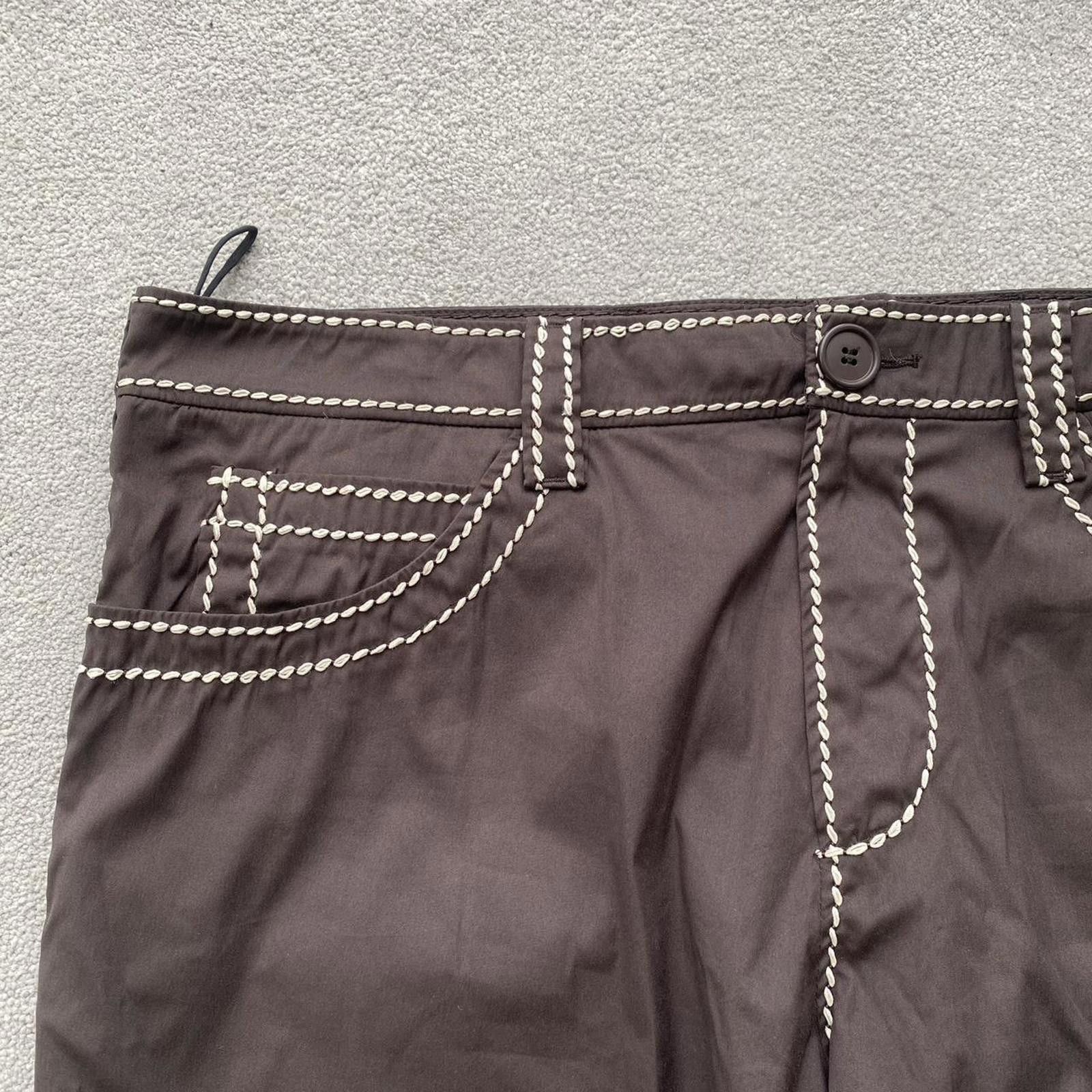 Prada Prada Nylon Contrast Stitch Technical Utility Trousers. Size US 36 / EU 52 - 4 Thumbnail