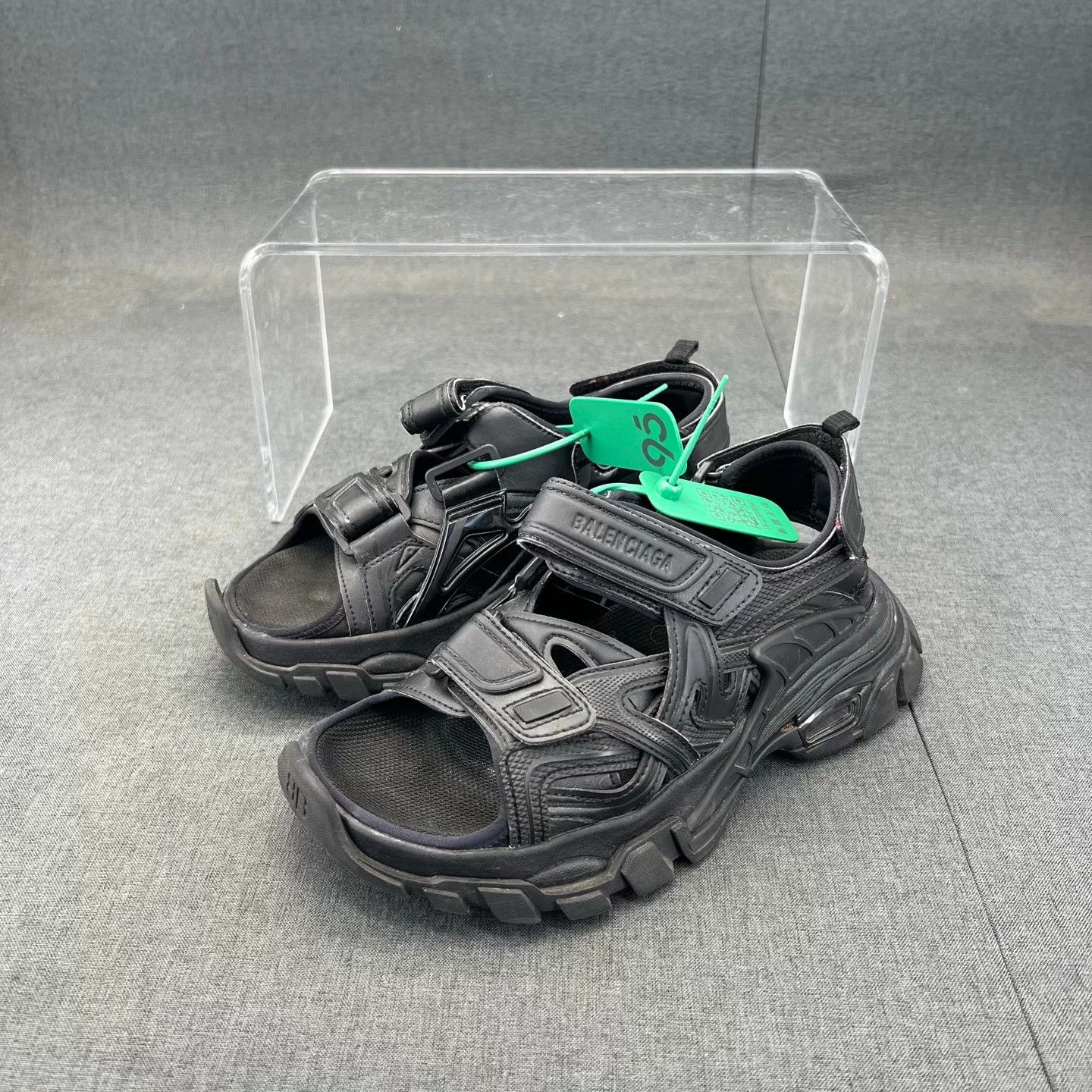 Balenciaga Balenciaga Track 2.0 Black Sandals 36 Size US 6 / IT 36 - 1 Thumbnail