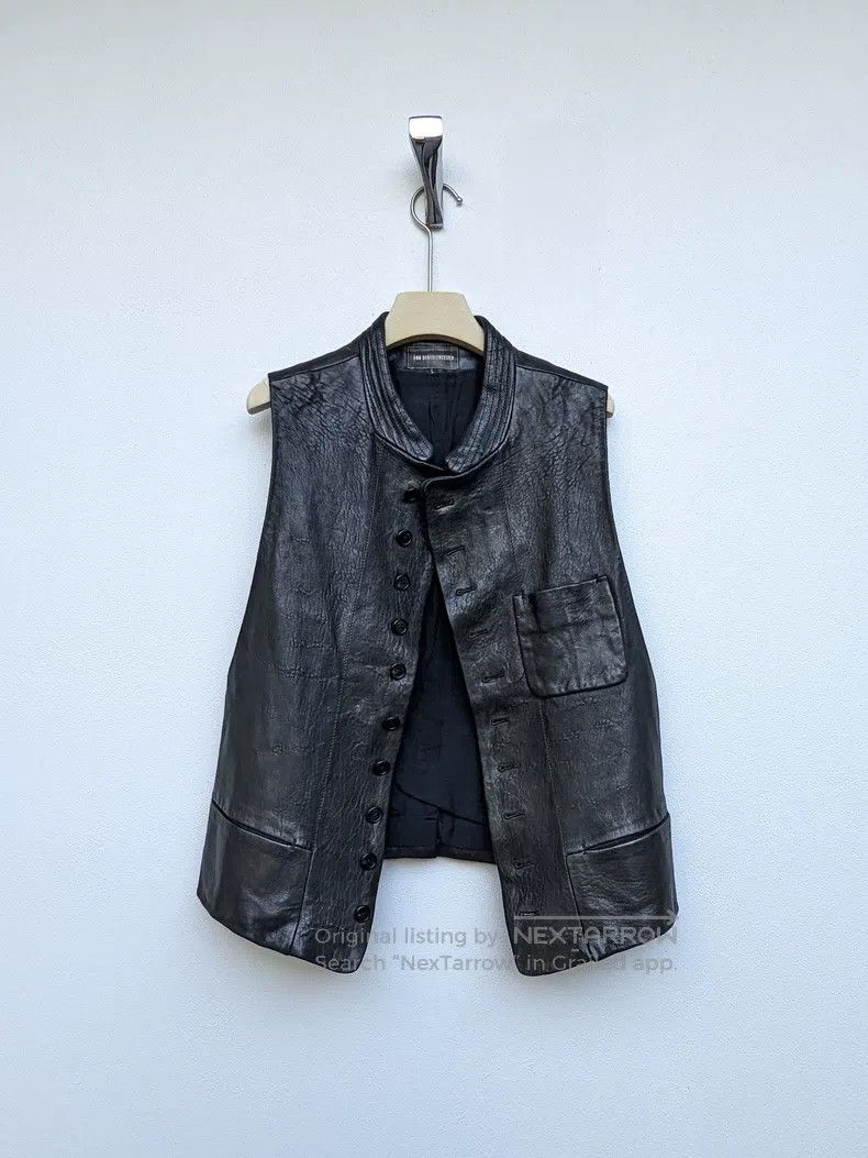 Ann Demeulemeester Ann Demeulemeester Leather Vest, Innerwear, Jacket Size US L / EU 52-54 / 3 - 3 Thumbnail