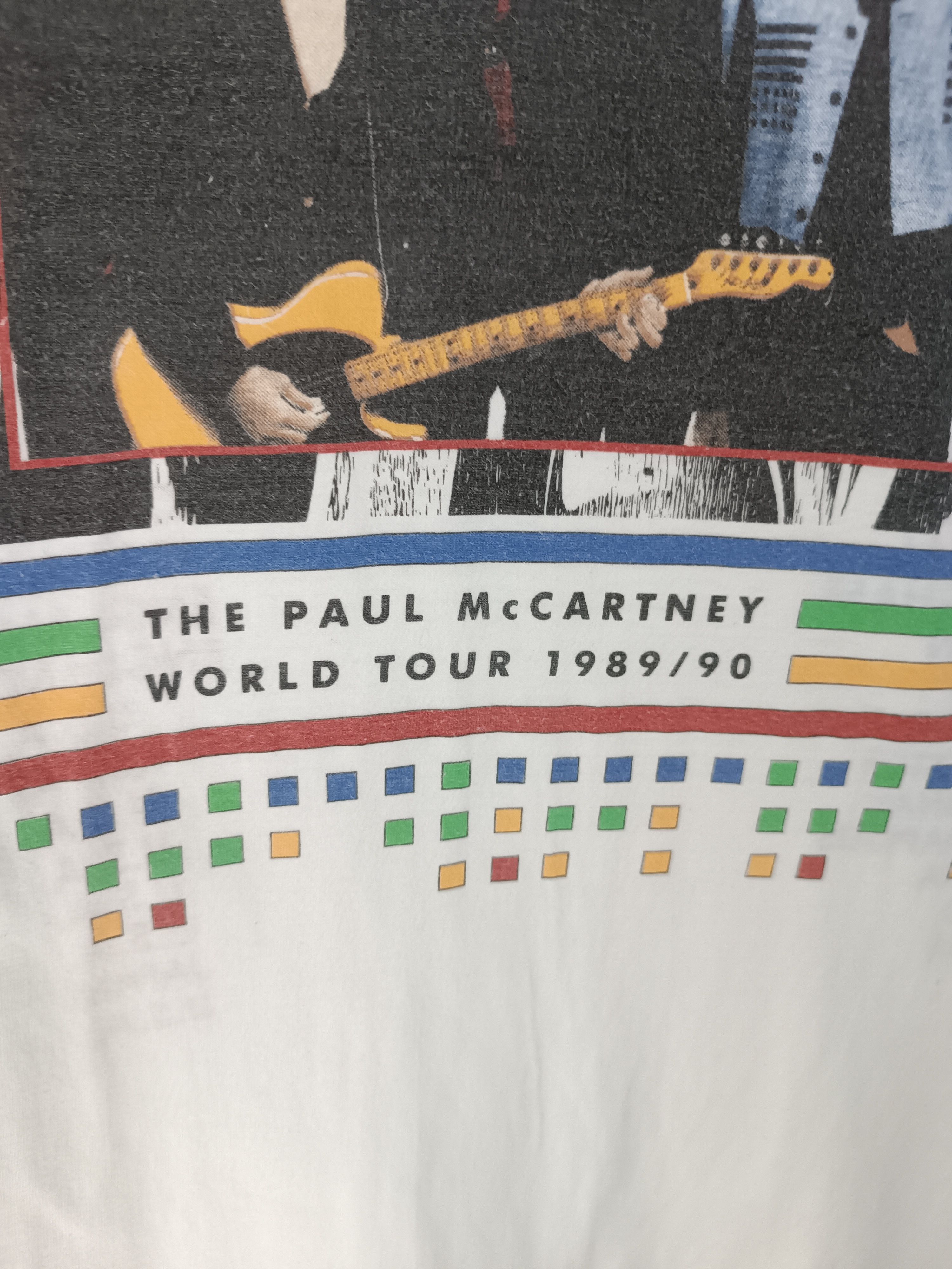 Band Tees VINTAGE 90'S THE PAUL MCCARTNEY WORLD TOUR TEE beatles who Size US M / EU 48-50 / 2 - 10 Thumbnail