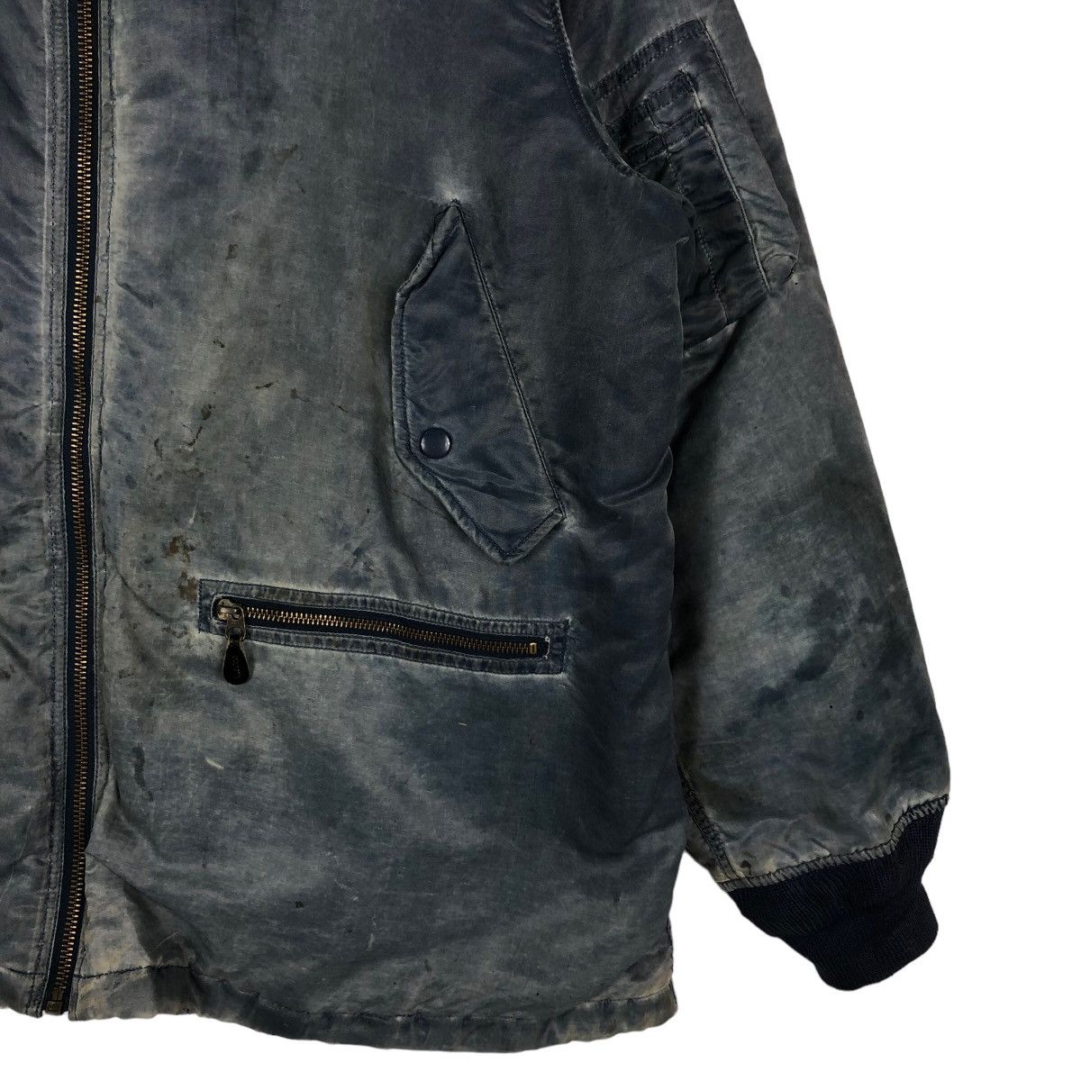 Buzz Rickson's 🔥90’s Vintage Bomber Jacket Military US Navy Work Wear Size US M / EU 48-50 / 2 - 4 Thumbnail