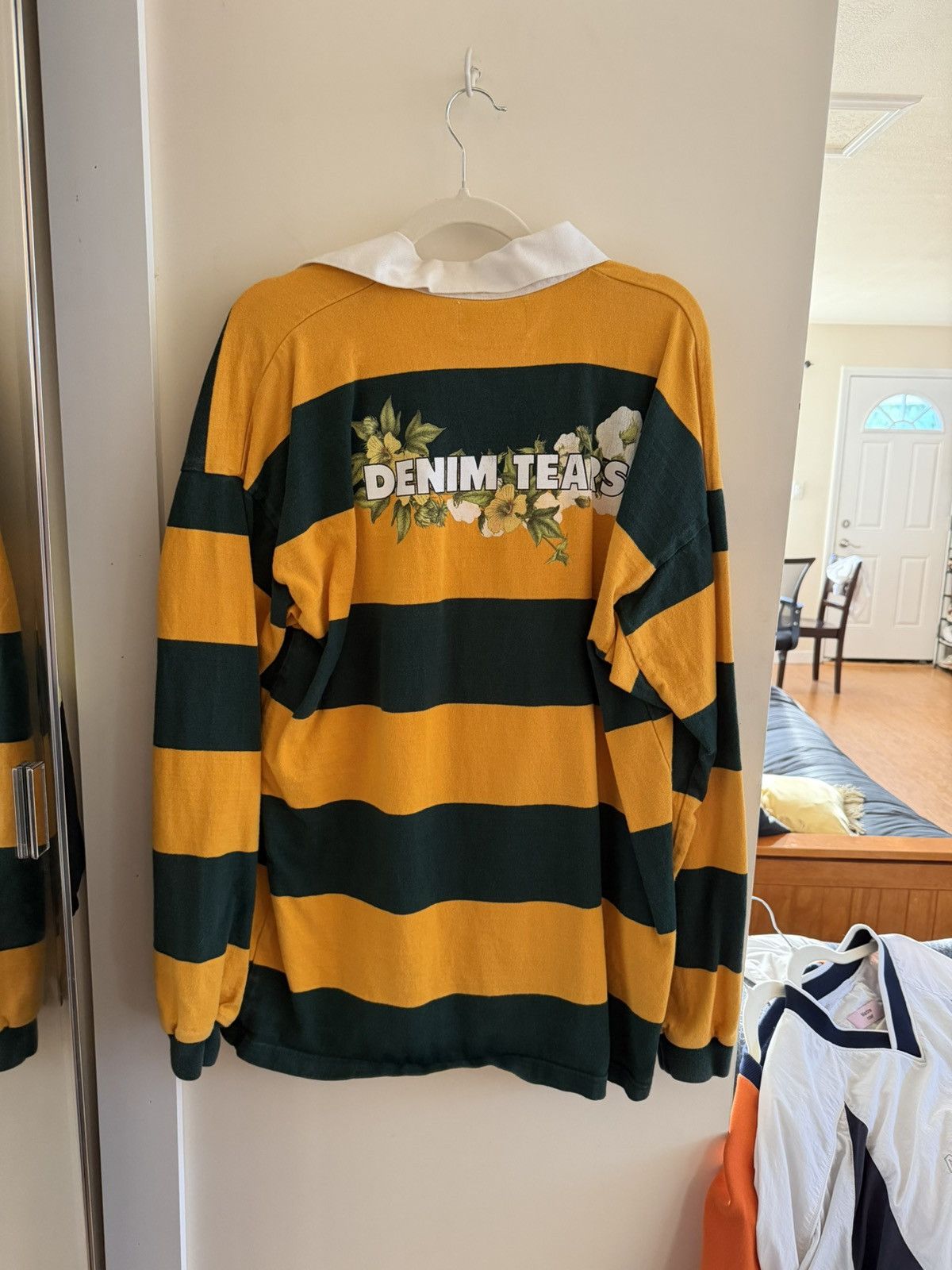 DENIM TEARS denim tear rugby shirt Size US XL / EU 56 / 4 - 3 Thumbnail