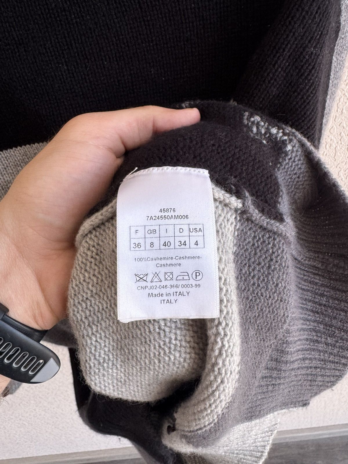 Dior Christian Dior cashmere sweater Size S / US 4 / IT 40 - 5 Thumbnail