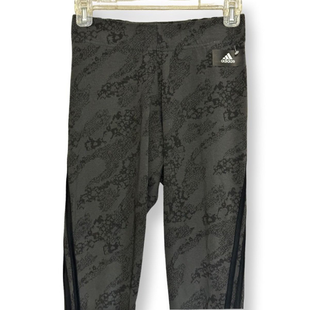 Adidas Adidas Track Pants Abstract Iconic 3-Stripes Gray Black S Size 26" / US 2 / IT 38 - 2 Thumbnail